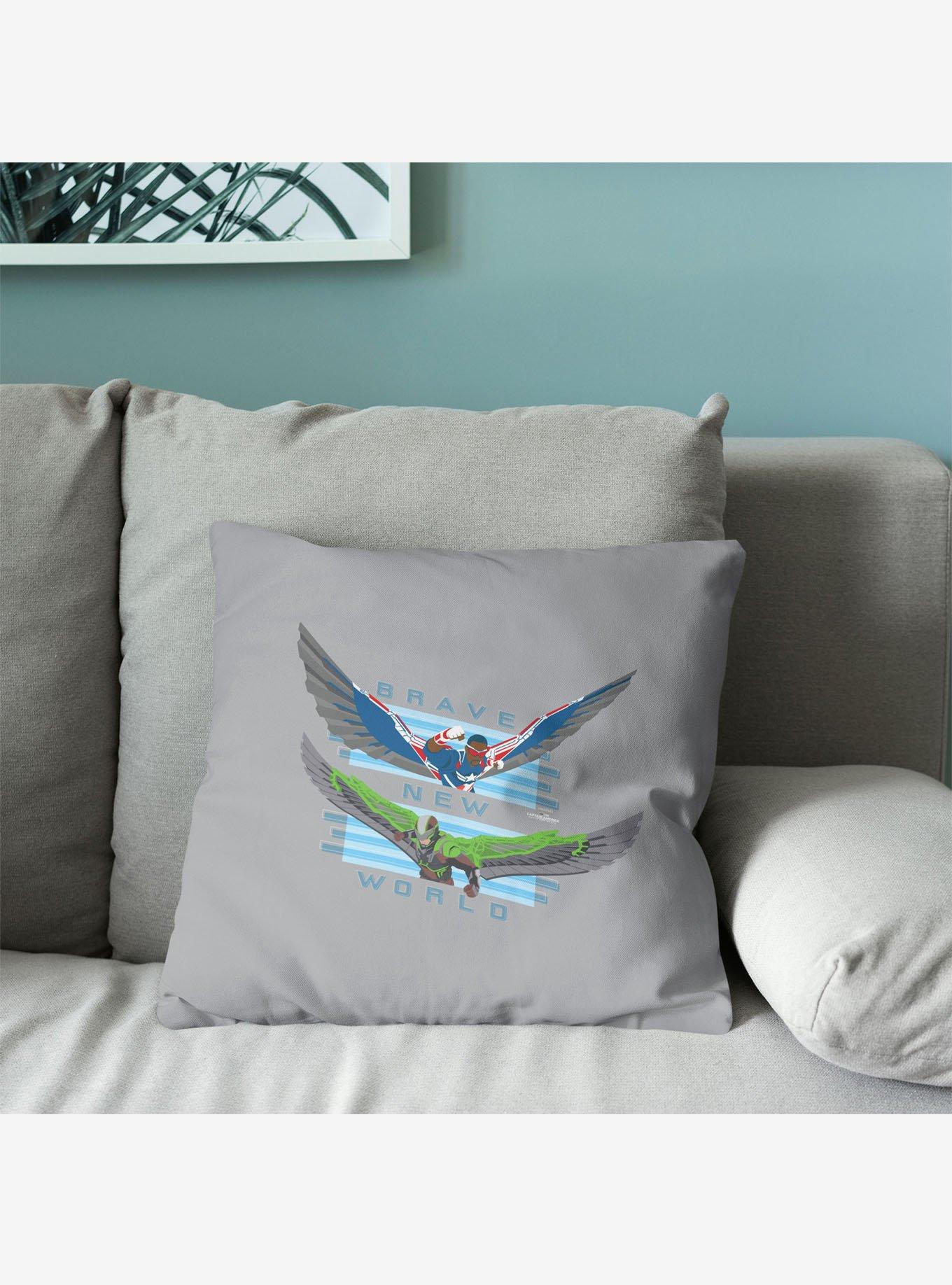 Marvel Captain America: Brave New World Fight and Flight Throw Pillow, , alternate
