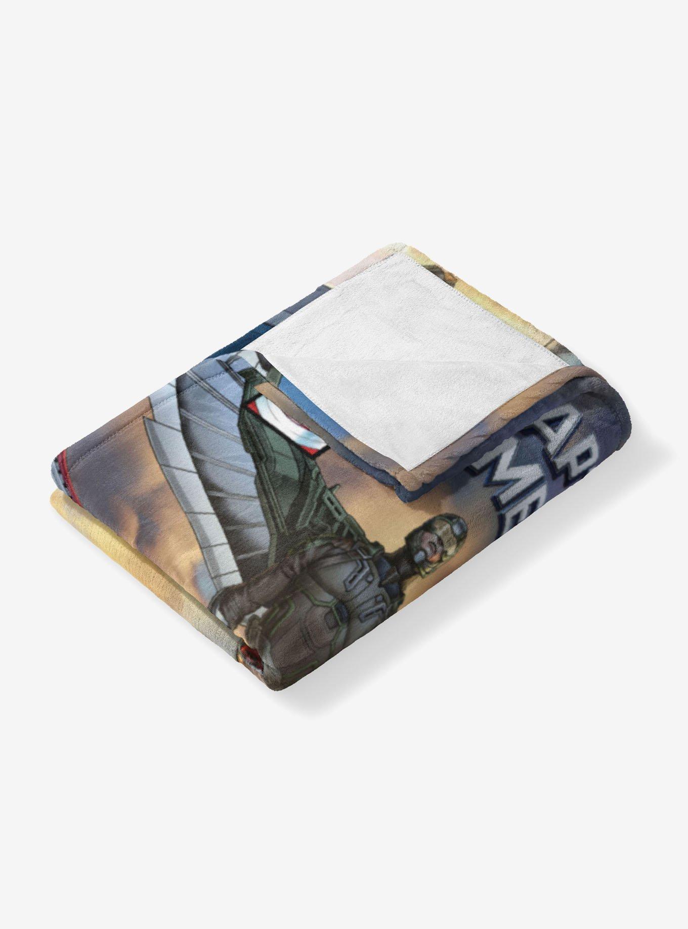 Marvel Captain America: Brave New World Captain Comic 40x50" Silk Touch Throw Blanket, , alternate