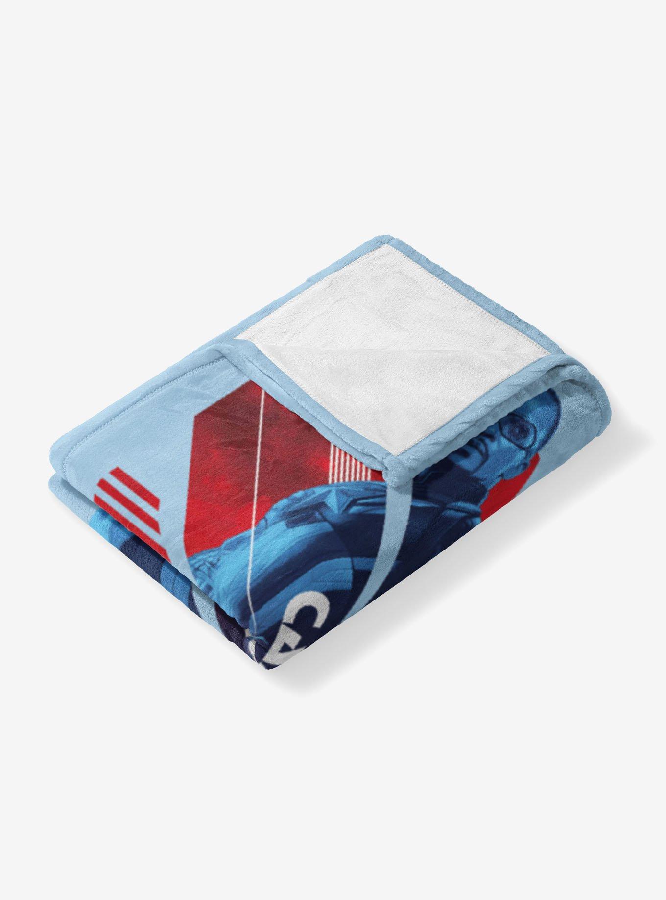 Marvel Captain America: Brave New World Sam Wilson 40x50" Silk Touch Throw Blanket, , alternate
