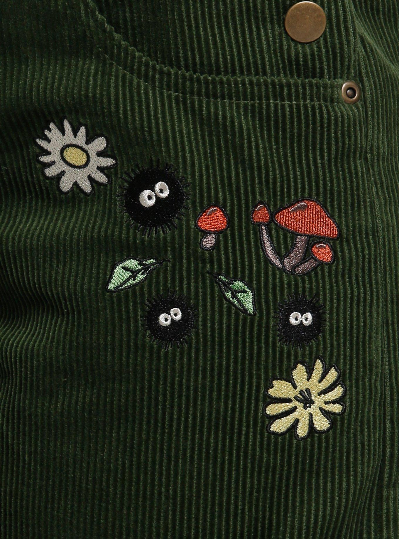 Studio Ghibli® My Neighbor Totoro Embroidered Corduroy Shortalls, MULTI, alternate