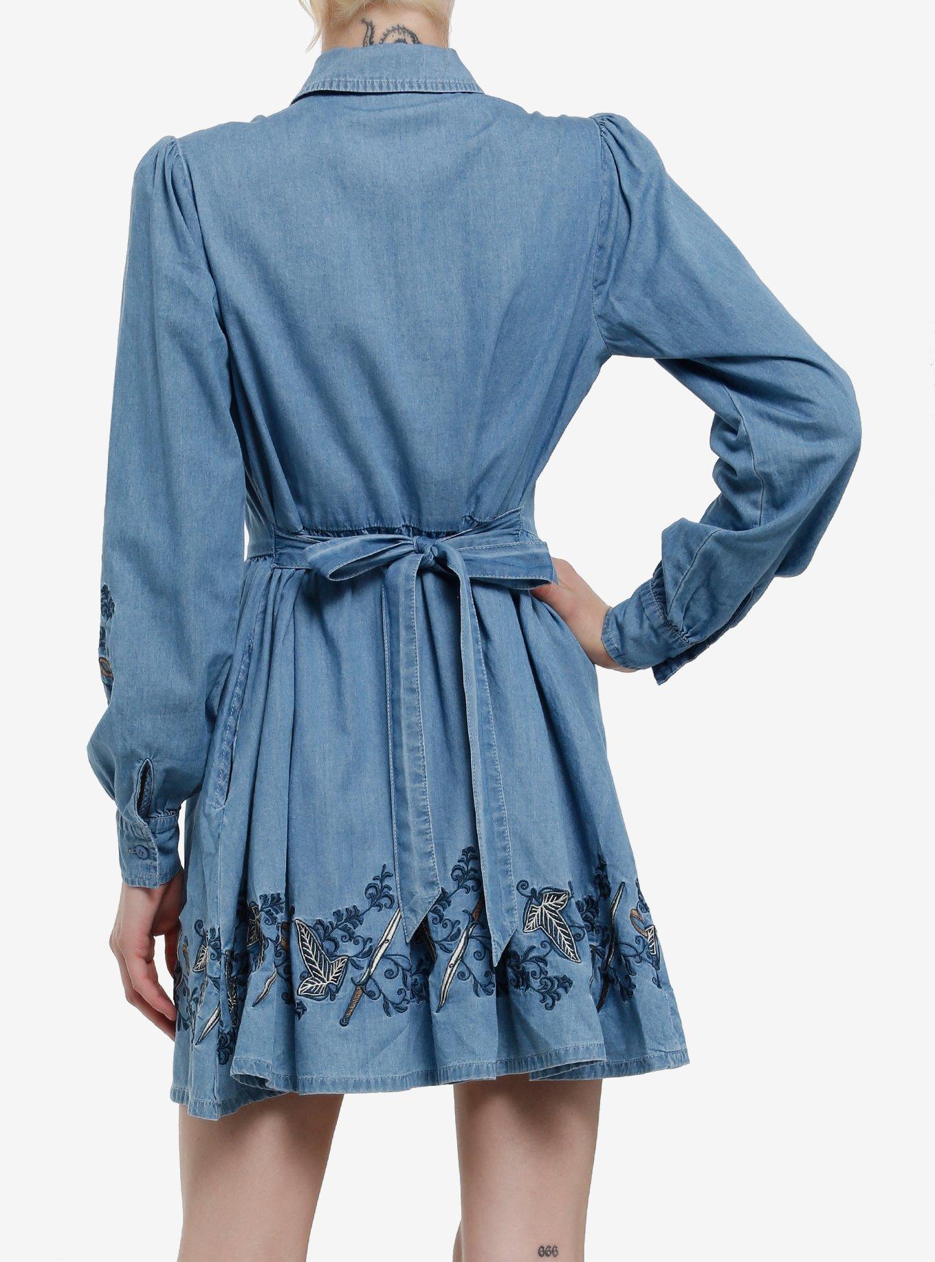 Her Universe The Lord Of The Rings Icons Denim Dress Her Universe Exclusive, MULTI, alternate - view 3