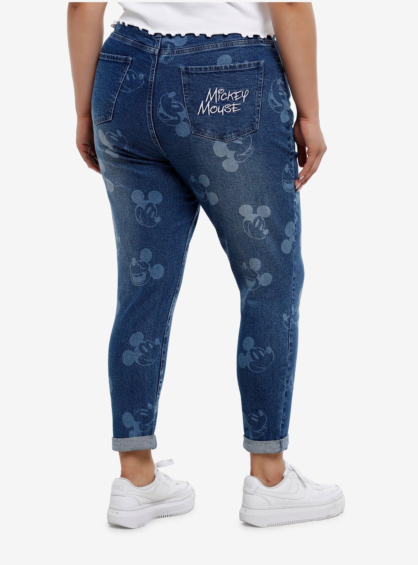 Her Universe Disney Mickey Mouse Mom Jeans Plus Size Her Universe Exclusive, , hi-res