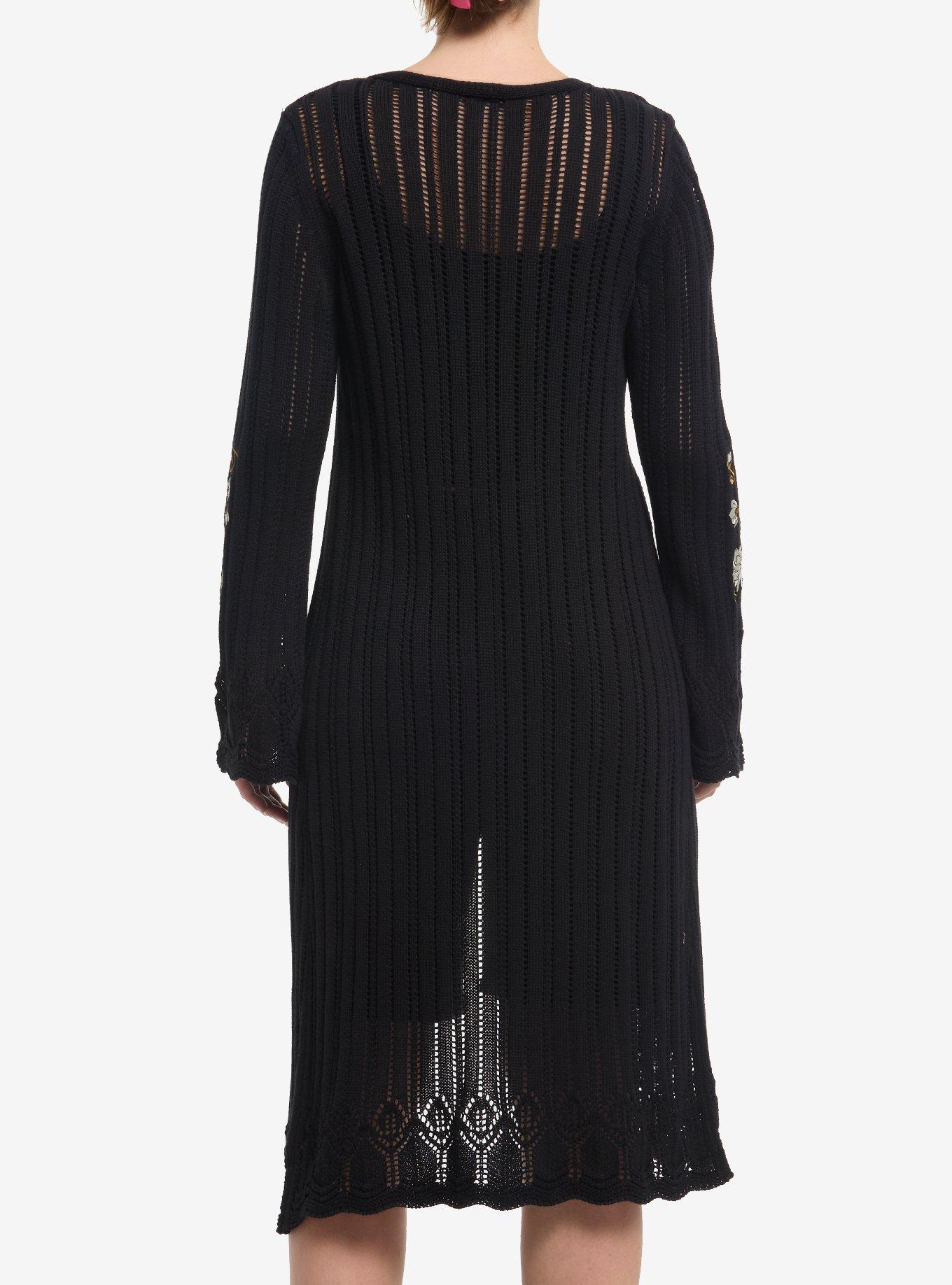 Her Universe Studio Ghibli® Kiki's Delivery Service Cats Floral Knit Duster, MULTI, alternate