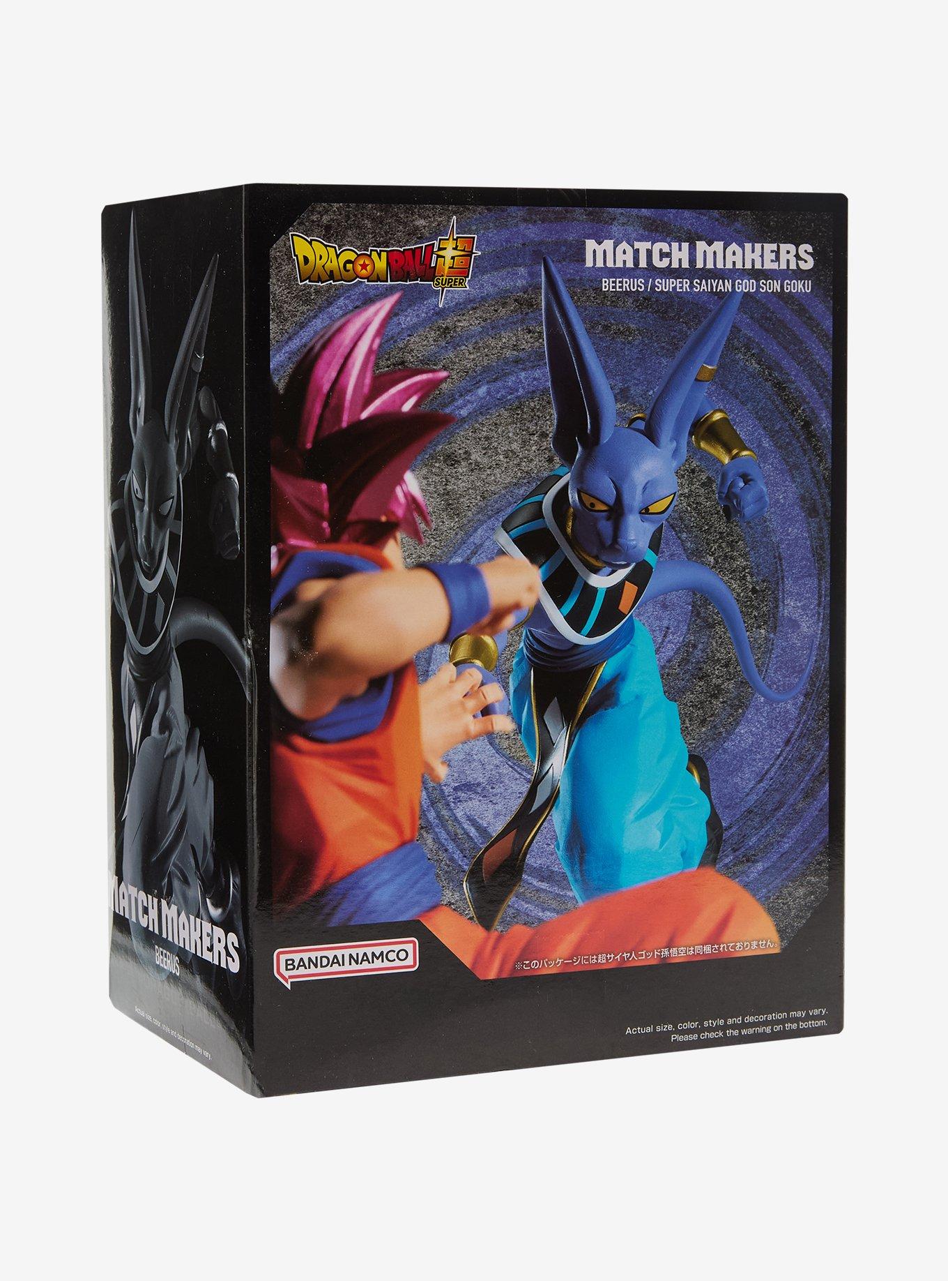 Banpresto Dragon Ball Super Match Makers Beerus (VS Super Saiyan God Goku) Figure, , alternate