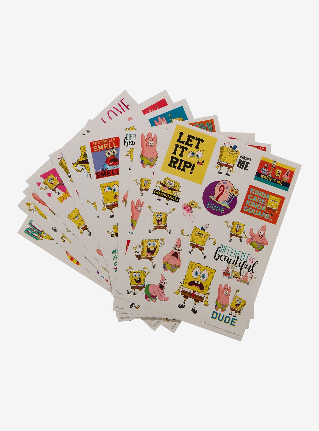 SpongeBob SquarePants Characters Sticker Pack, , hi-res