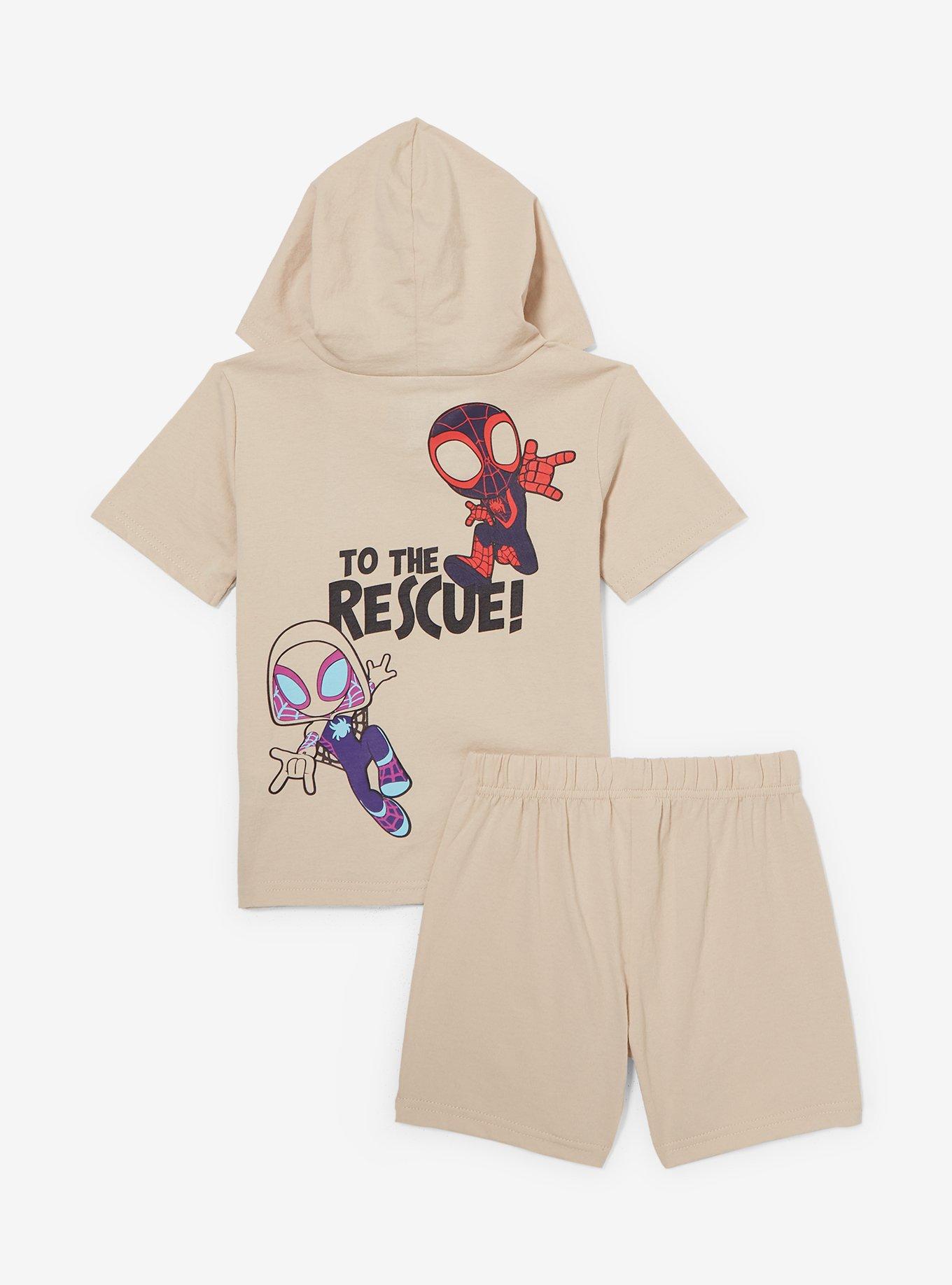 Marvel Heroes Toddler Shirt and Shorts Set — BoxLunch Exclusive, , hi-res