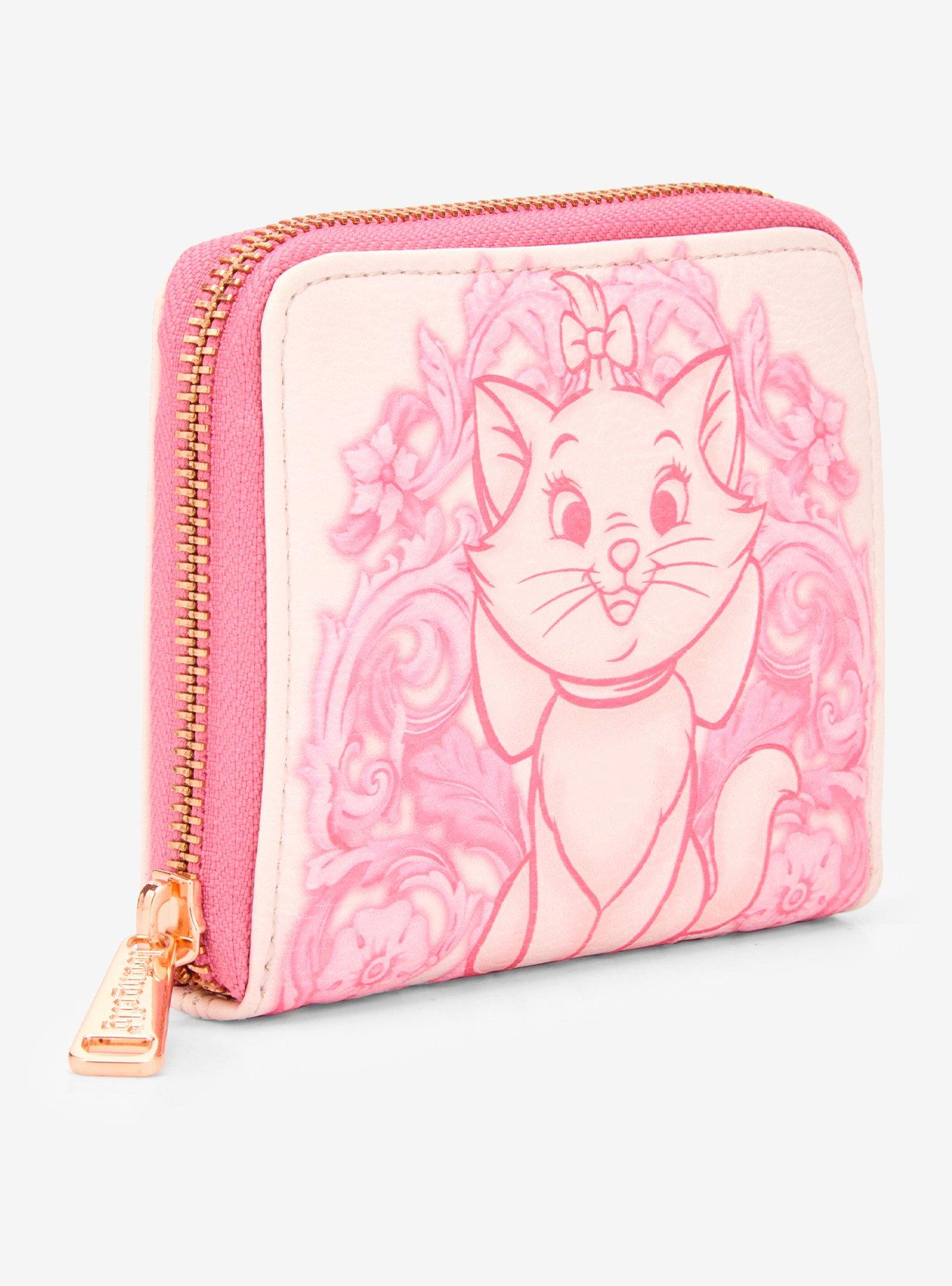 Loungefly Disney The Aristocats Marie Floral Zip Wallet — BoxLunch Exclusive, , hi-res