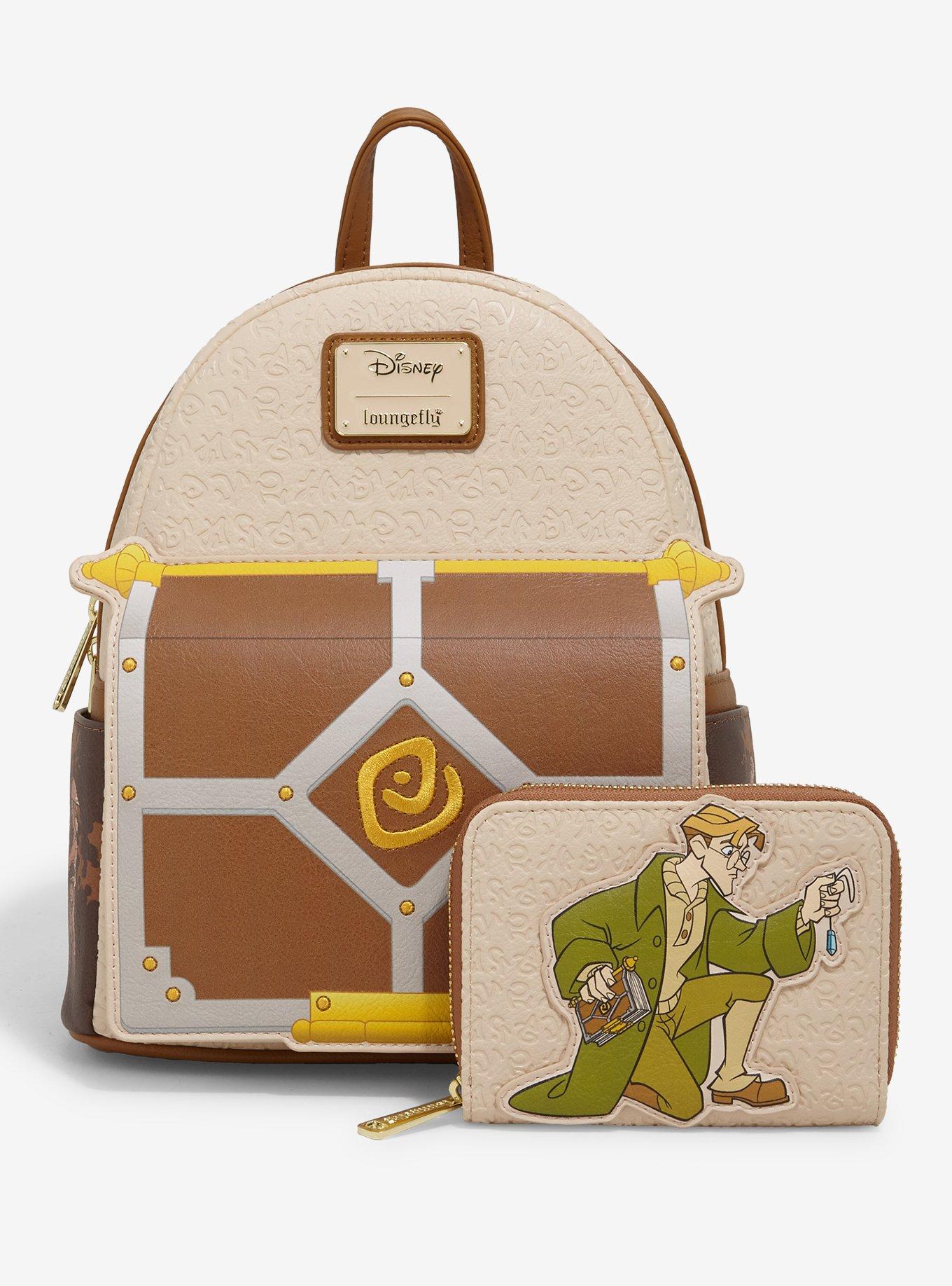 Loungefly Disney Atlantis: The Lost Empire Shepherd's Journal Mini Backpack - BoxLunch Exclusive, , alternate
