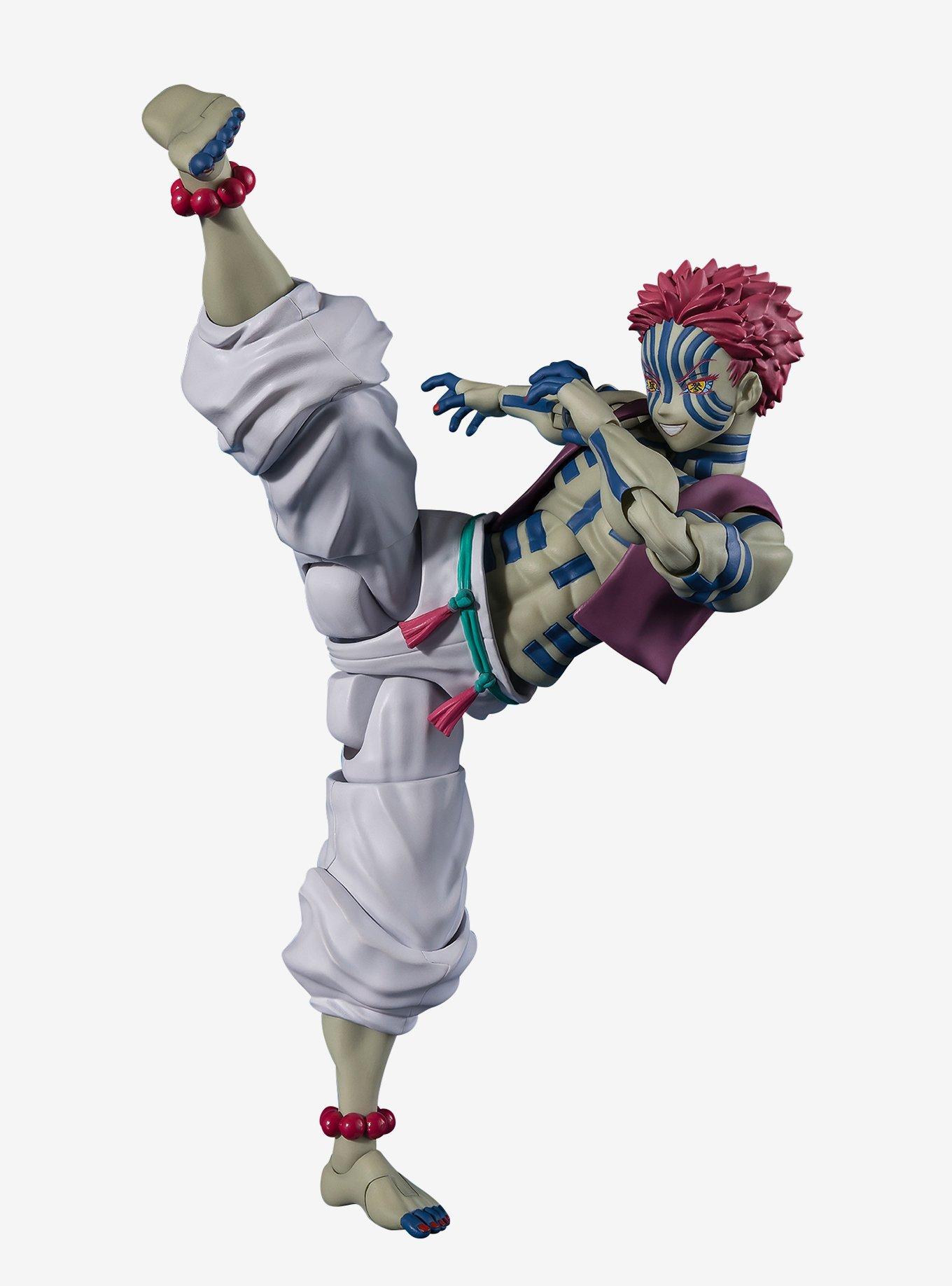 S.H. Figuarts Demon Slayer: Kimetsu No Yaiba Akaza Collectible Action Figure, , hi-res