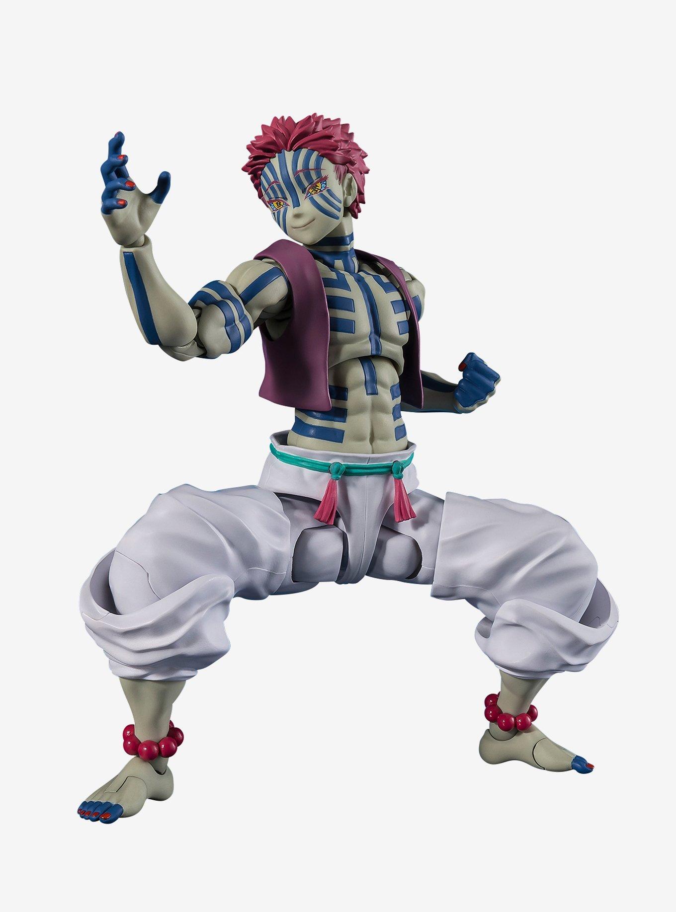 S.H. Figuarts Demon Slayer: Kimetsu No Yaiba Akaza Collectible Action Figure, , alternate