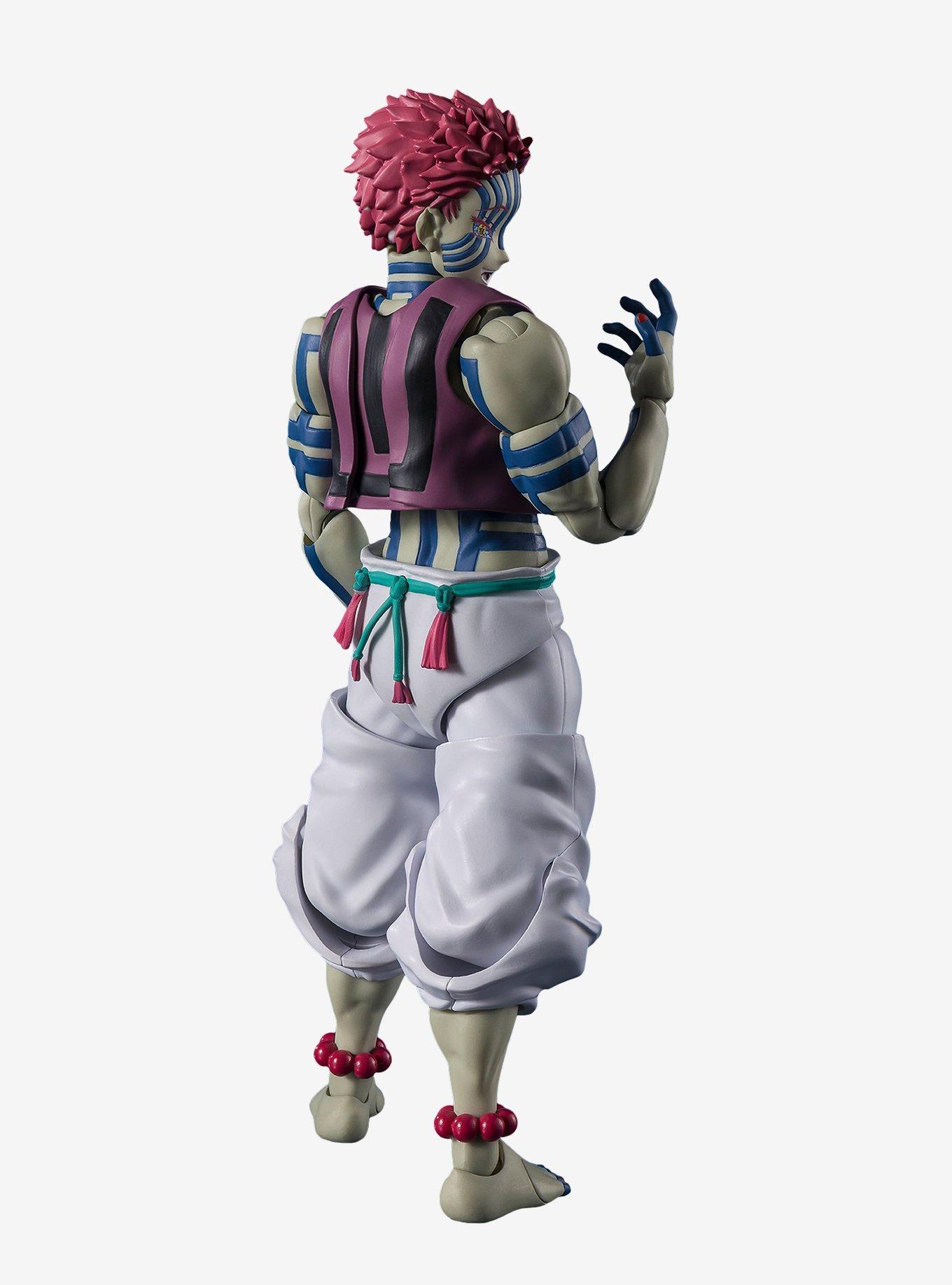 S.H. Figuarts Demon Slayer: Kimetsu No Yaiba Akaza Collectible Action Figure, , alternate