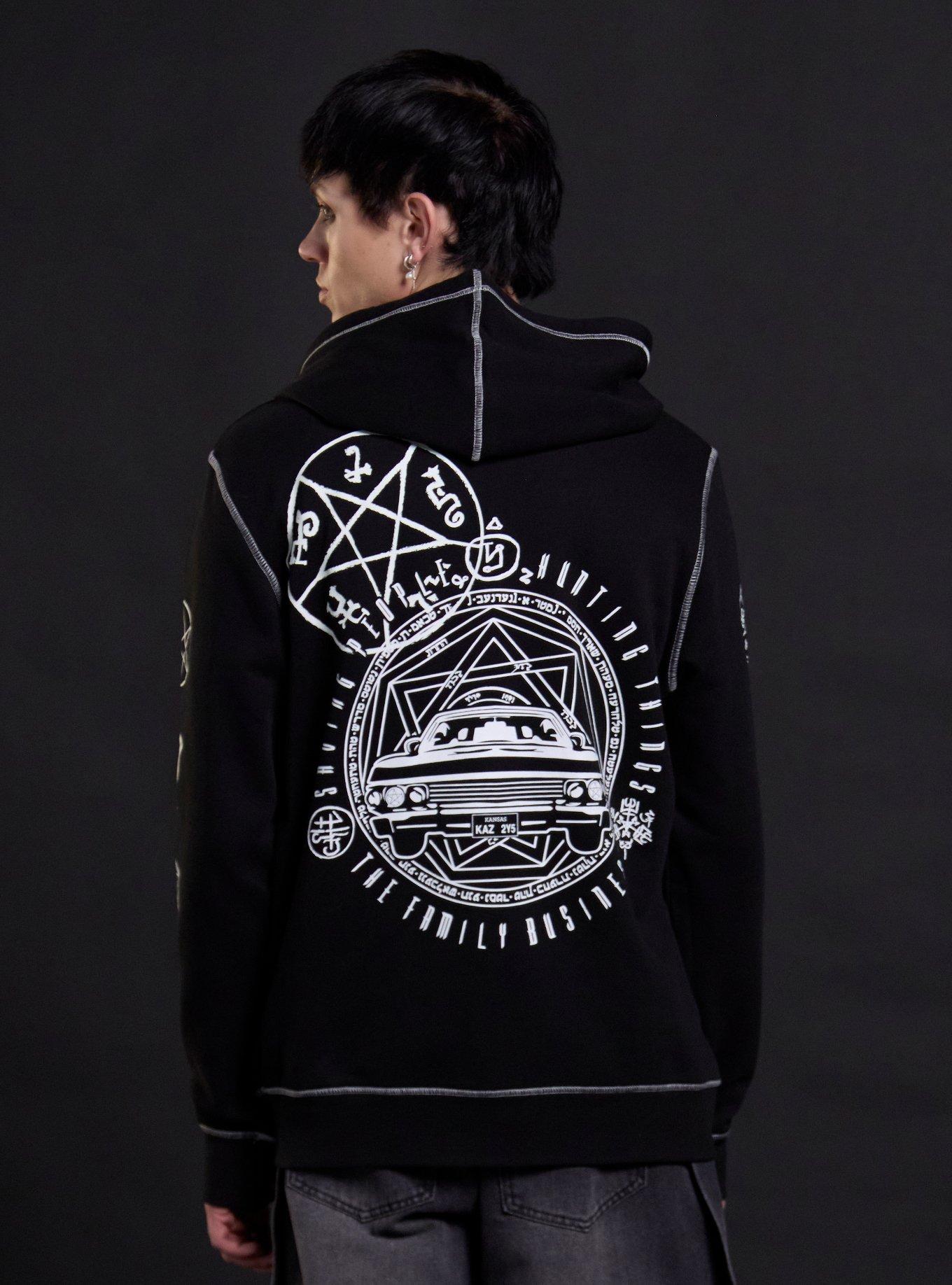 Supernatural Winchesters Icons Glow-In-The-Dark Hoodie, , hi-res