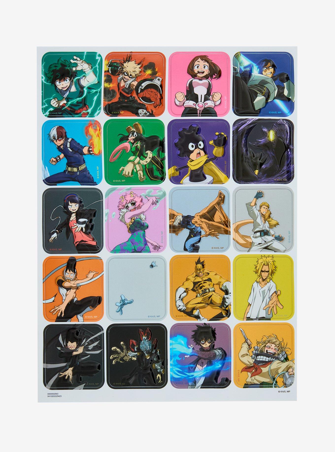 My Hero Academia Character Puffy Sticker Sheet, , hi-res