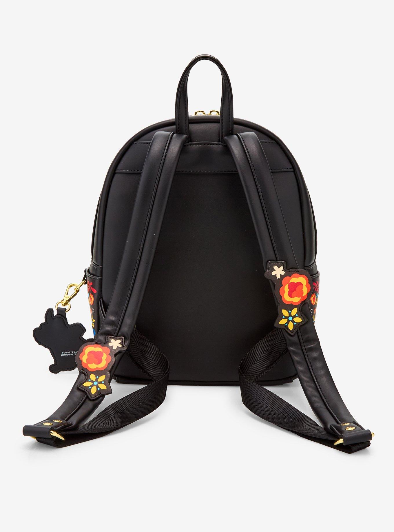 Loungefly Disney Pixar Coco Floral Mini Backpack (BoxLunch 10th Anniversary Edition) - BoxLunch Exclusive, , alternate