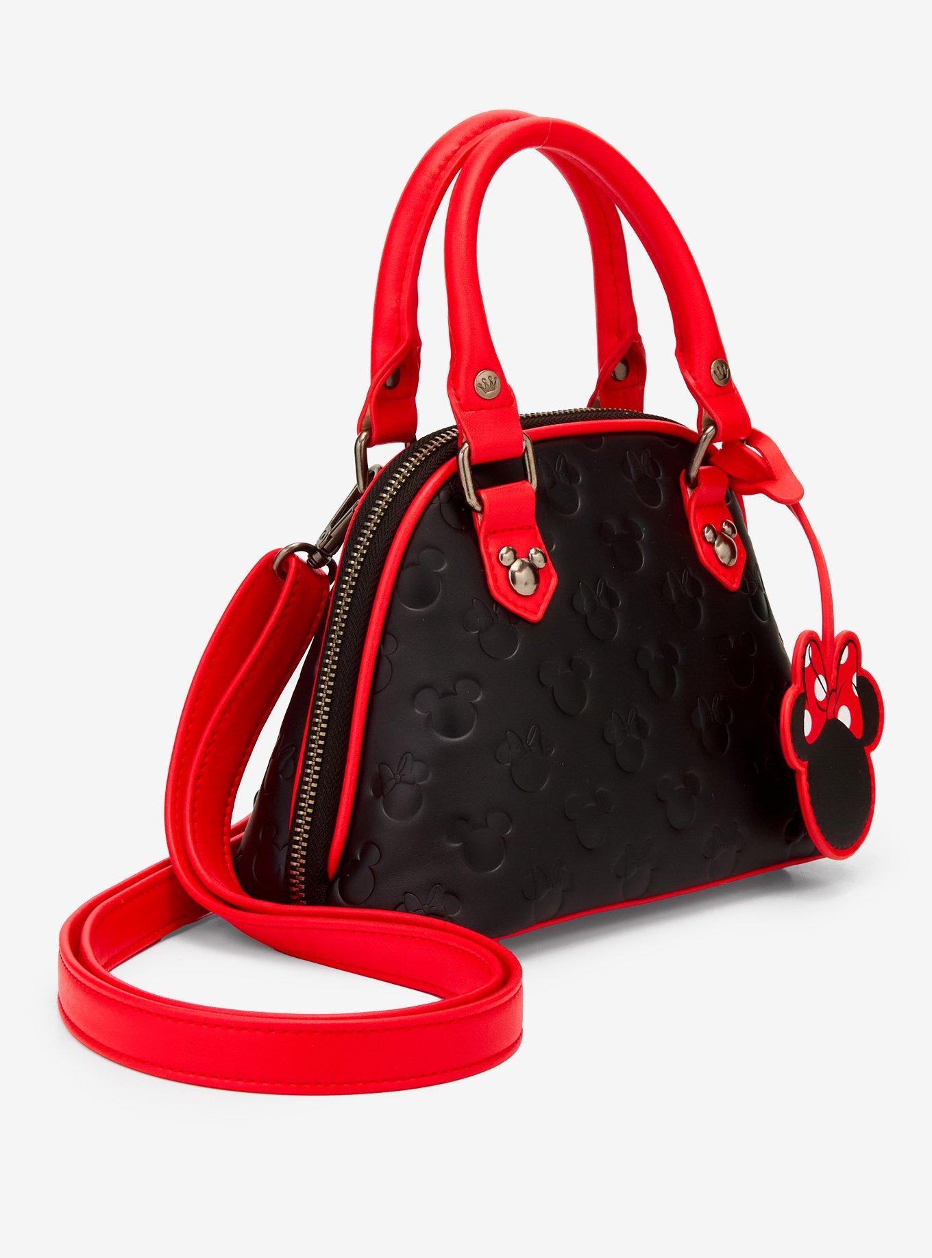 Loungefly Disney Mickey & Minnie Debossed Silhouettes Mini Crossbody Bag (BoxLunch 10th Anniversary Edition) - BoxLunch Exclusive, , alternate