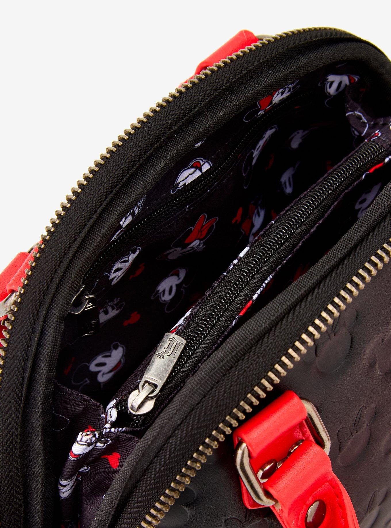 Loungefly Disney Mickey & Minnie Debossed Silhouettes Mini Crossbody Bag (BoxLunch 10th Anniversary Edition) - BoxLunch Exclusive, , alternate