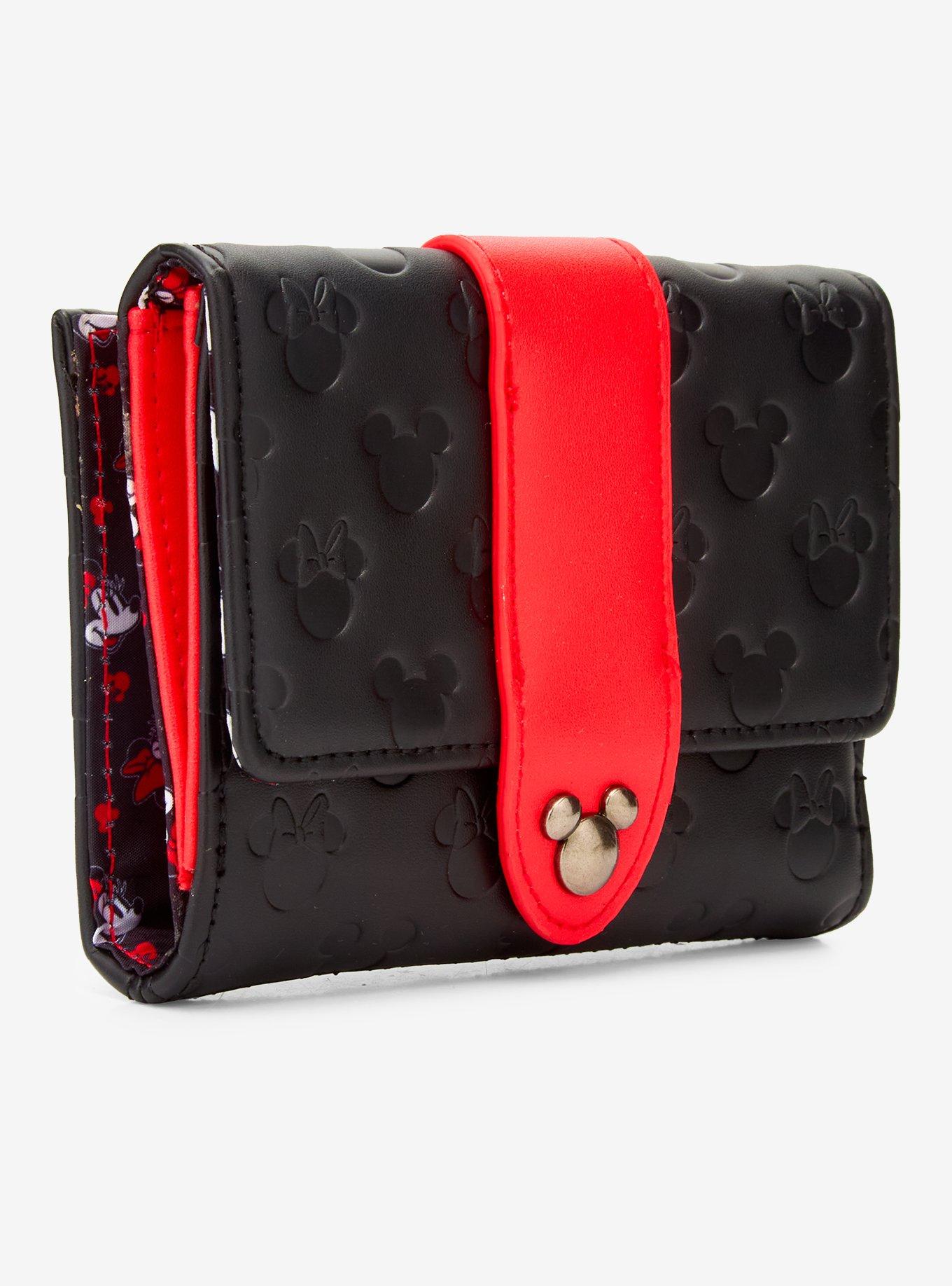 Loungefly Disney Mickey & Minnie Debossed Silhouettes Wallet (BoxLunch 10th Anniversary Edition) - BoxLunch Exclusive, , hi-res