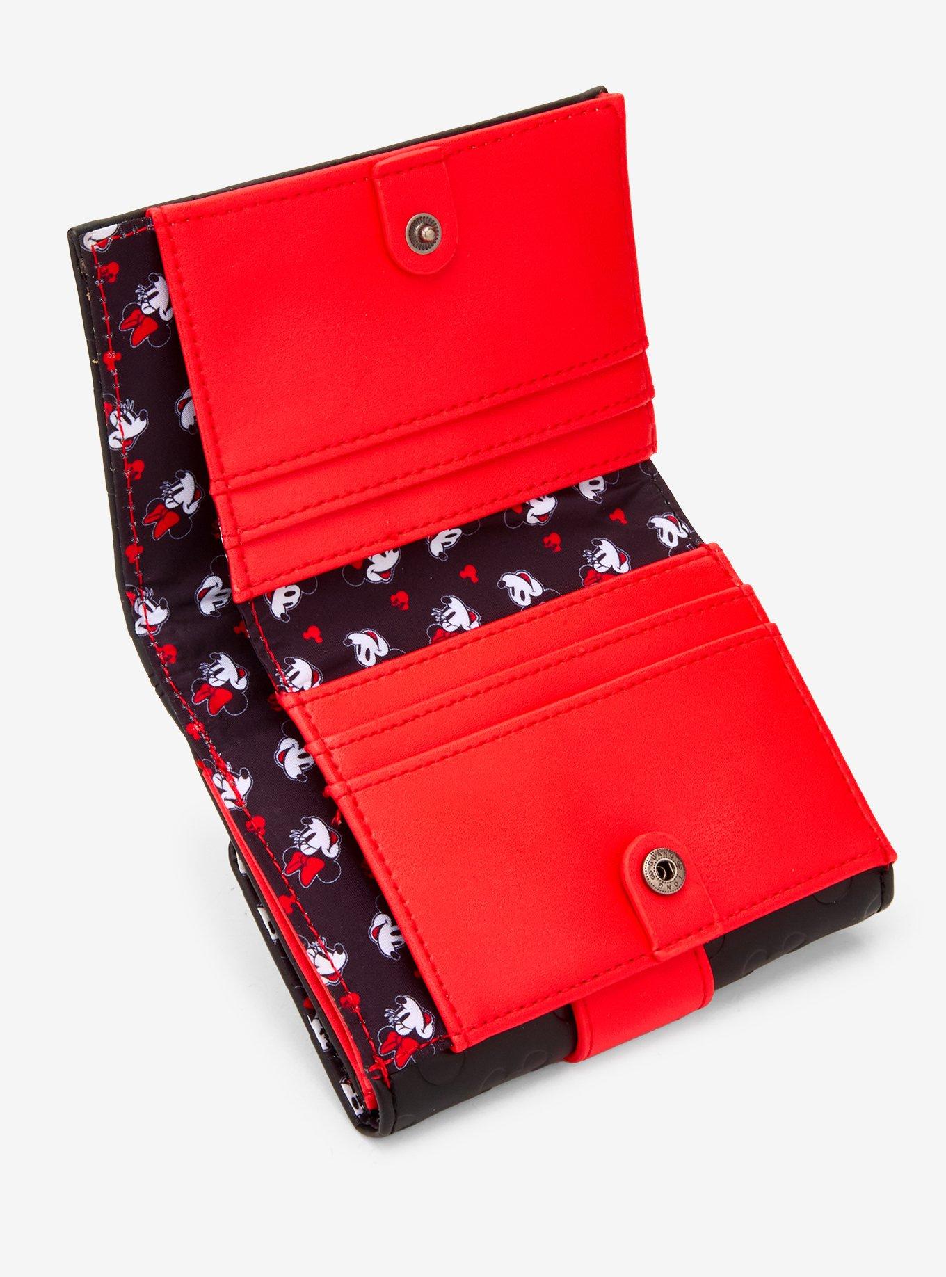 Loungefly Disney Mickey & Minnie Debossed Silhouettes Wallet (BoxLunch 10th Anniversary Edition) - BoxLunch Exclusive, , alternate