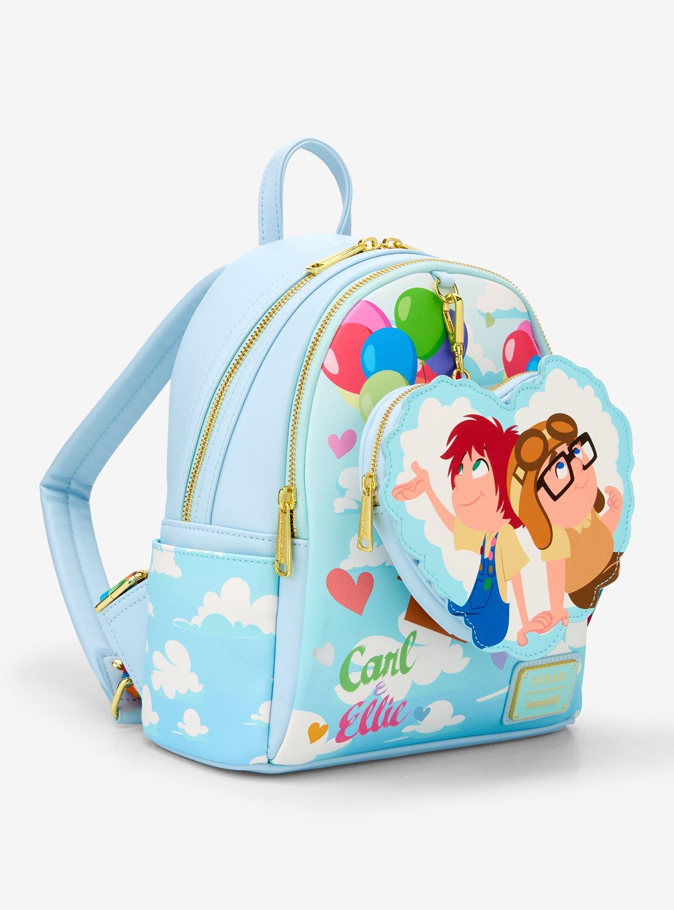 Loungefly Disney Pixar Up Carl & Ellie Balloon Mini Backpack with Coin Purse (BoxLunch 10th Anniversary Edition) - BoxLunch Exclusive, , alternate