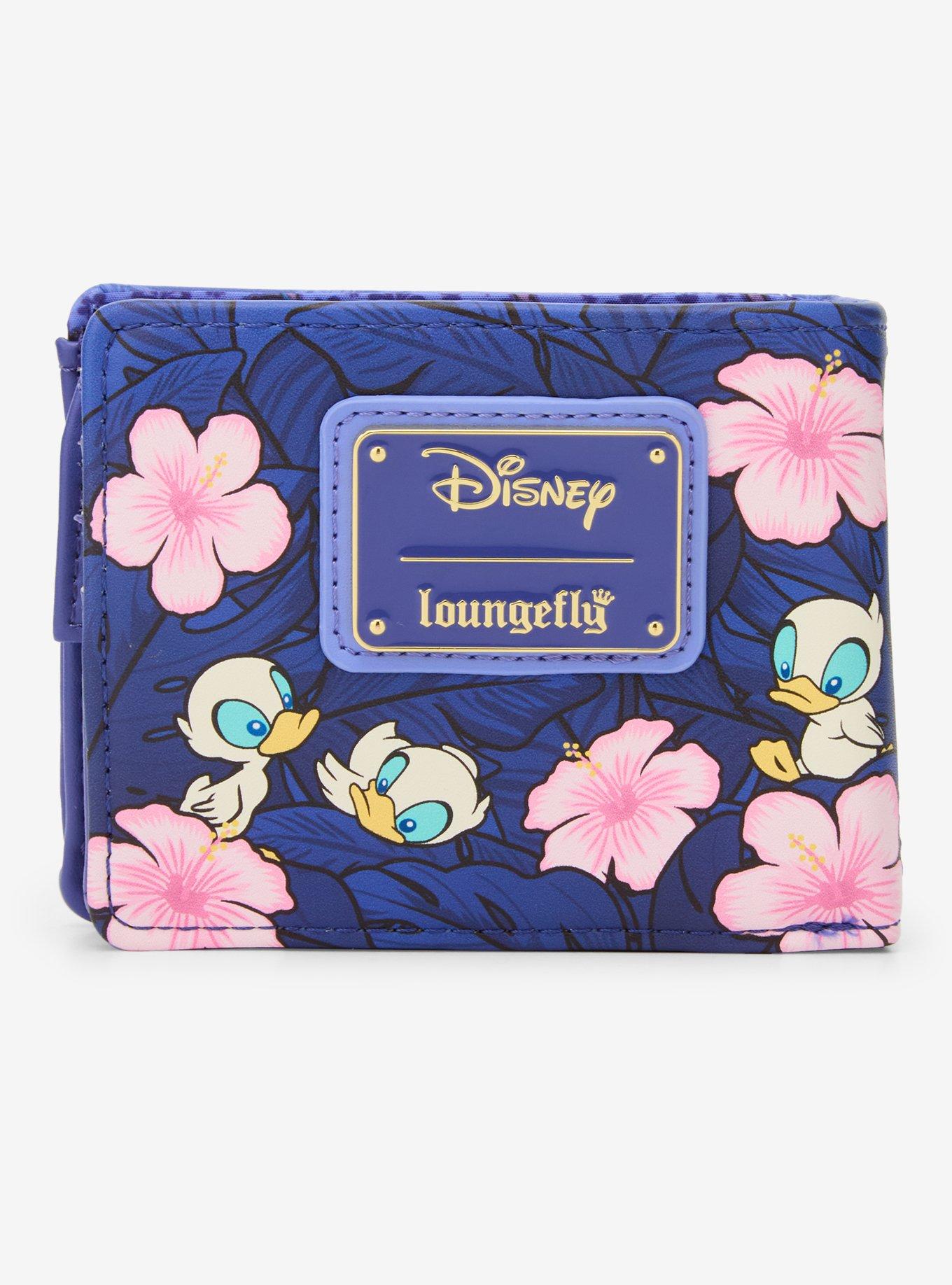 Loungefly Disney Lilo & Stitch Floral Sunset Scene Wallet (BoxLunch 10th Anniversary Edition) - BoxLunch Exclusive