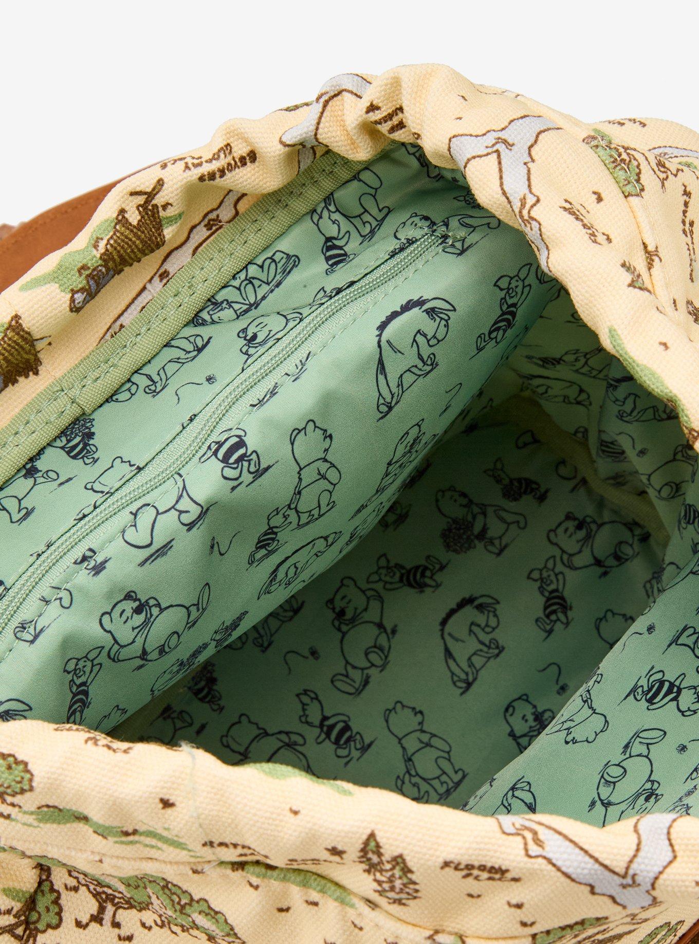 Loungefly Disney Winnie the Pooh Hundred Acre Wood Map Buckle Strap Mini Backpack (BoxLunch 10th Anniversary Edition) - BoxLunch Exclusive, , alternate