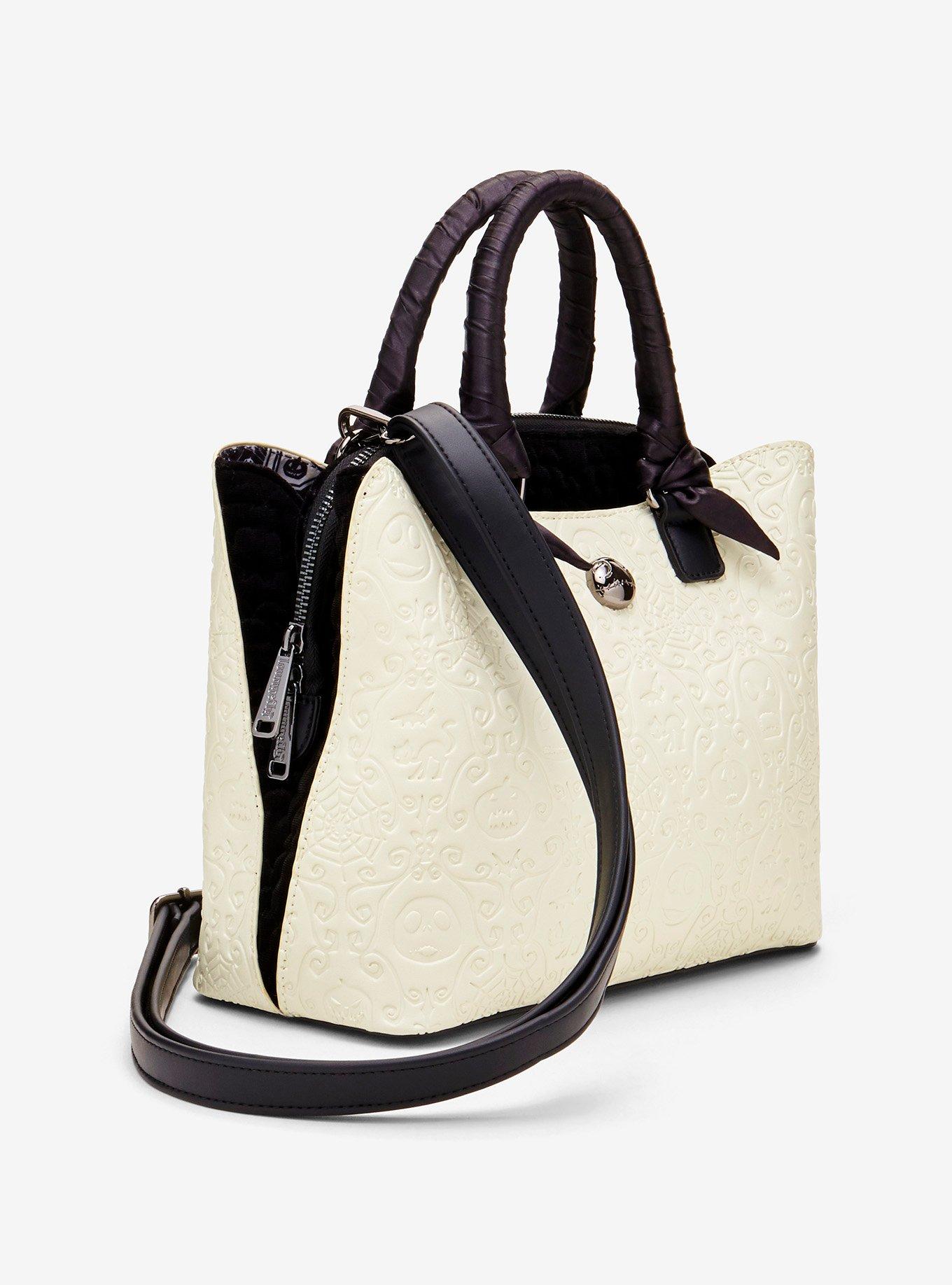 Loungefly Disney The Nightmare Before Christmas Paisley Embossed Handbag (10th Anniversary Edition) - BoxLunch Exclusive, , hi-res