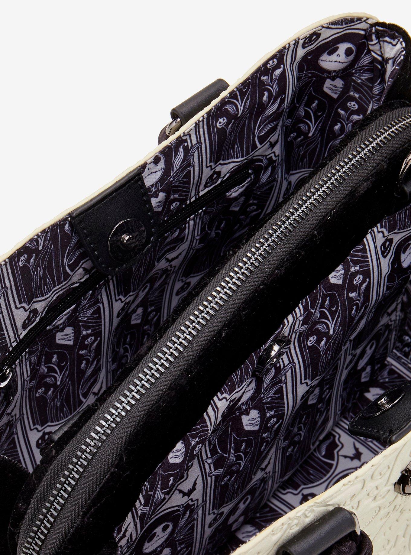 Loungefly Disney The Nightmare Before Christmas Paisley Embossed Handbag (10th Anniversary Edition) - BoxLunch Exclusive, , alternate