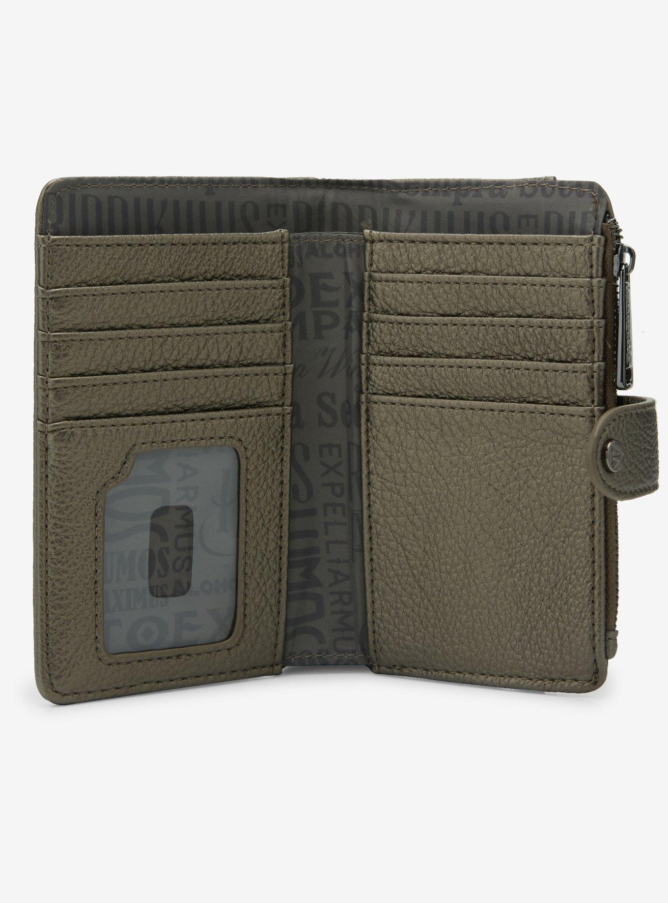 Loungefly Harry Potter Black Gold Pebble Texture Elder Wand Wallet (BoxLunch 10th Anniversary) - BoxLunch Exclusive, , alternate