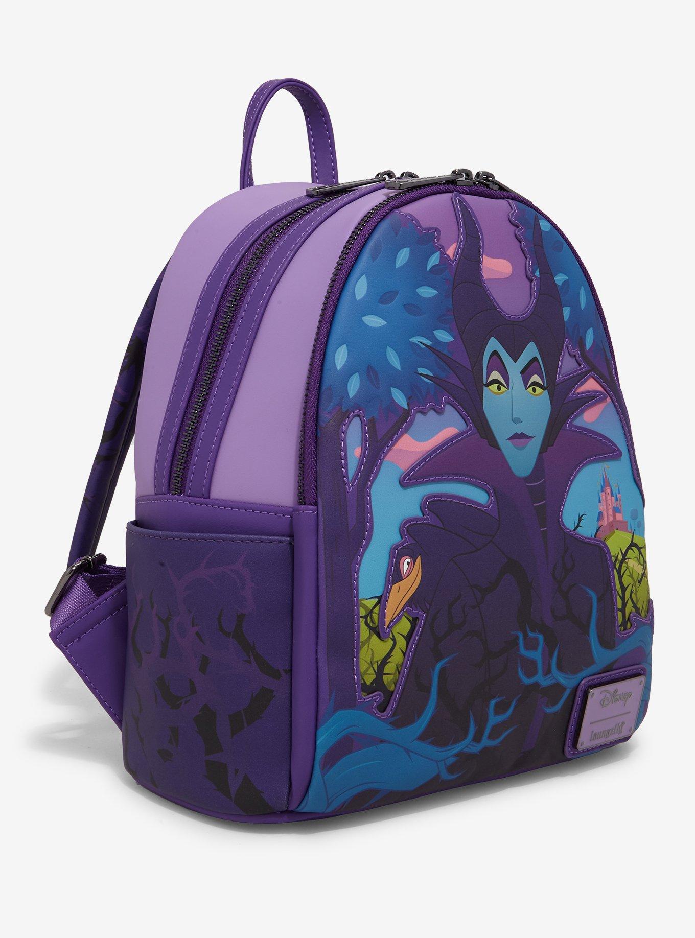 Loungefly Disney Sleeping Beauty Maleficent Mini Backpack — BoxLunch Exclusive, , hi-res