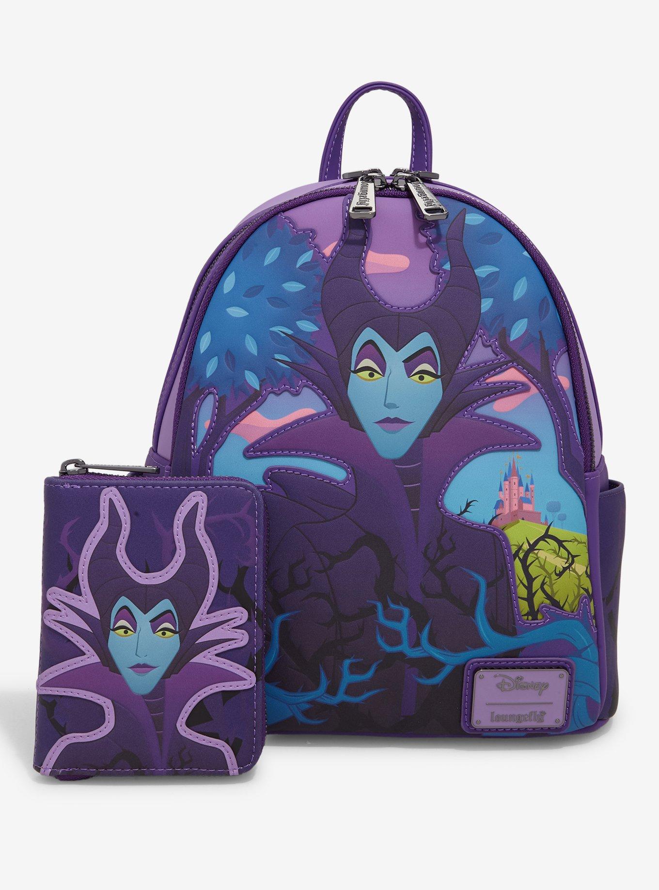Loungefly Disney Sleeping Beauty Maleficent Mini Backpack — BoxLunch Exclusive, , alternate