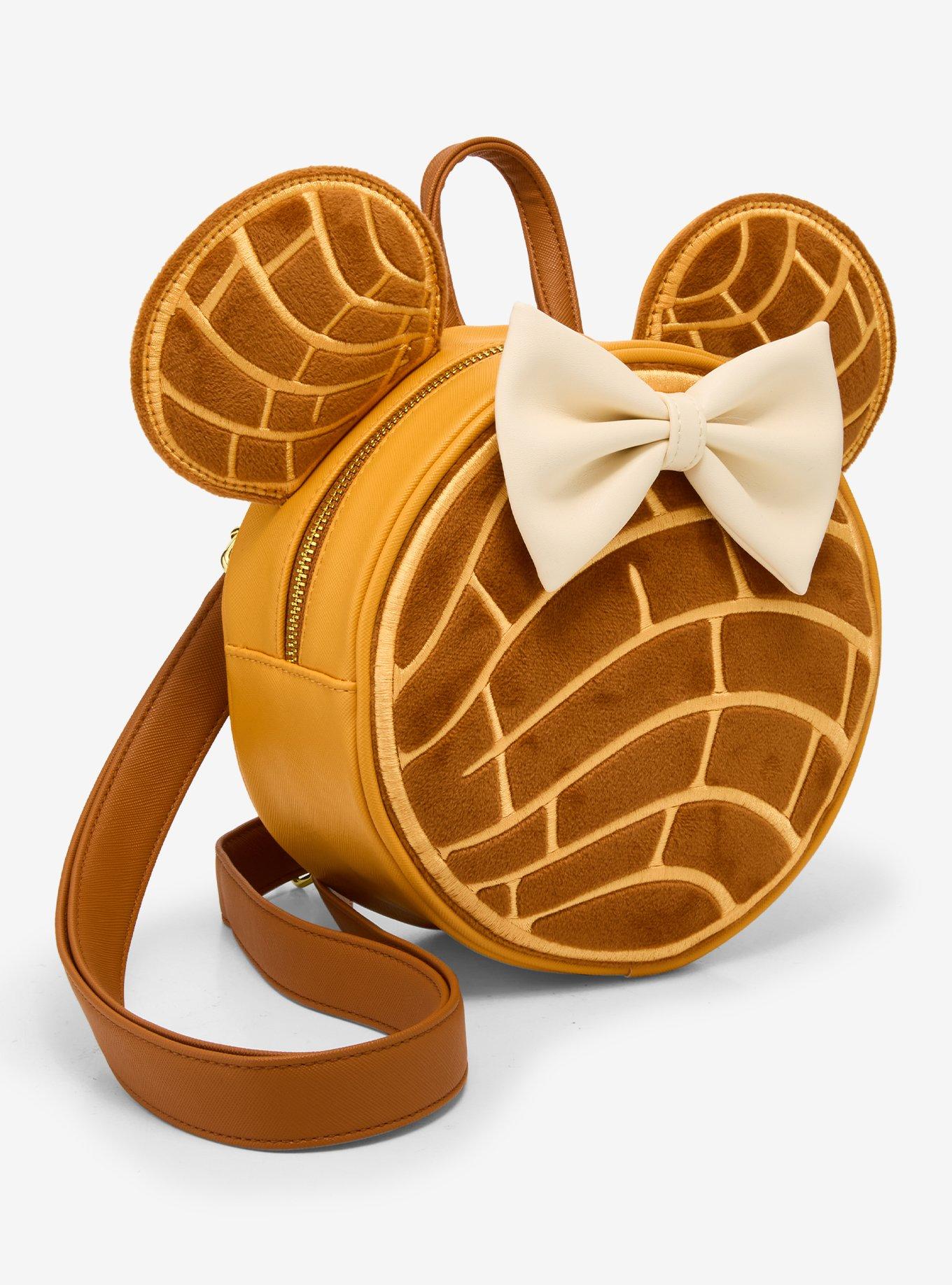 Loungefly Disney Minnie Mouse Chocolate Concha Figural Convertible Mini Backpack (BoxLunch 10th Anniversary Edition) - BoxLunch Exclusive
