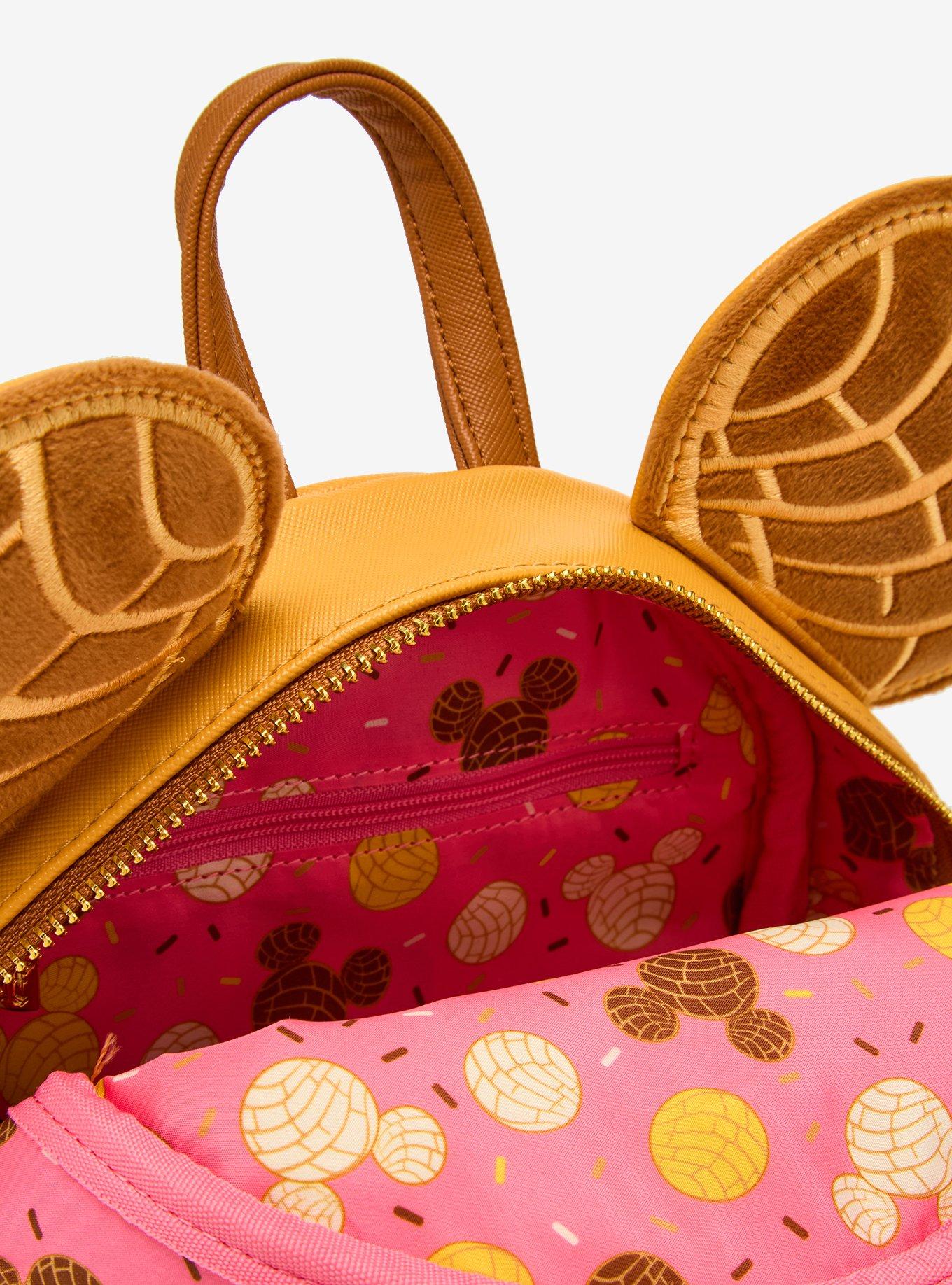 Loungefly Disney Minnie Mouse Chocolate Concha Figural Convertible Mini Backpack (BoxLunch 10th Anniversary Edition) - BoxLunch Exclusive