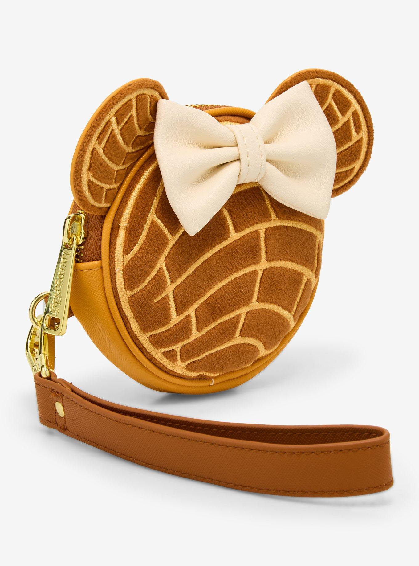 Loungefly Disney Minnie Mouse Chocolate Concha Figural Coin Purse (BoxLunch 10th Anniversary Edition) - BoxLunch Exclusive, , hi-res