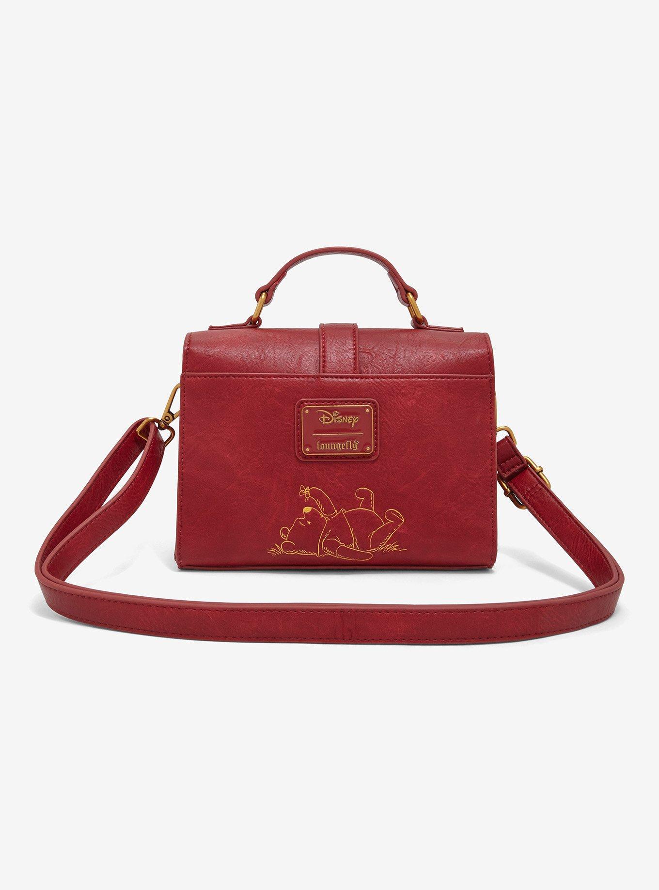 Loungefly Disney Winnie the Pooh Honeycomb Pattern Crossbody Bag - BoxLunch Exclusive, , alternate