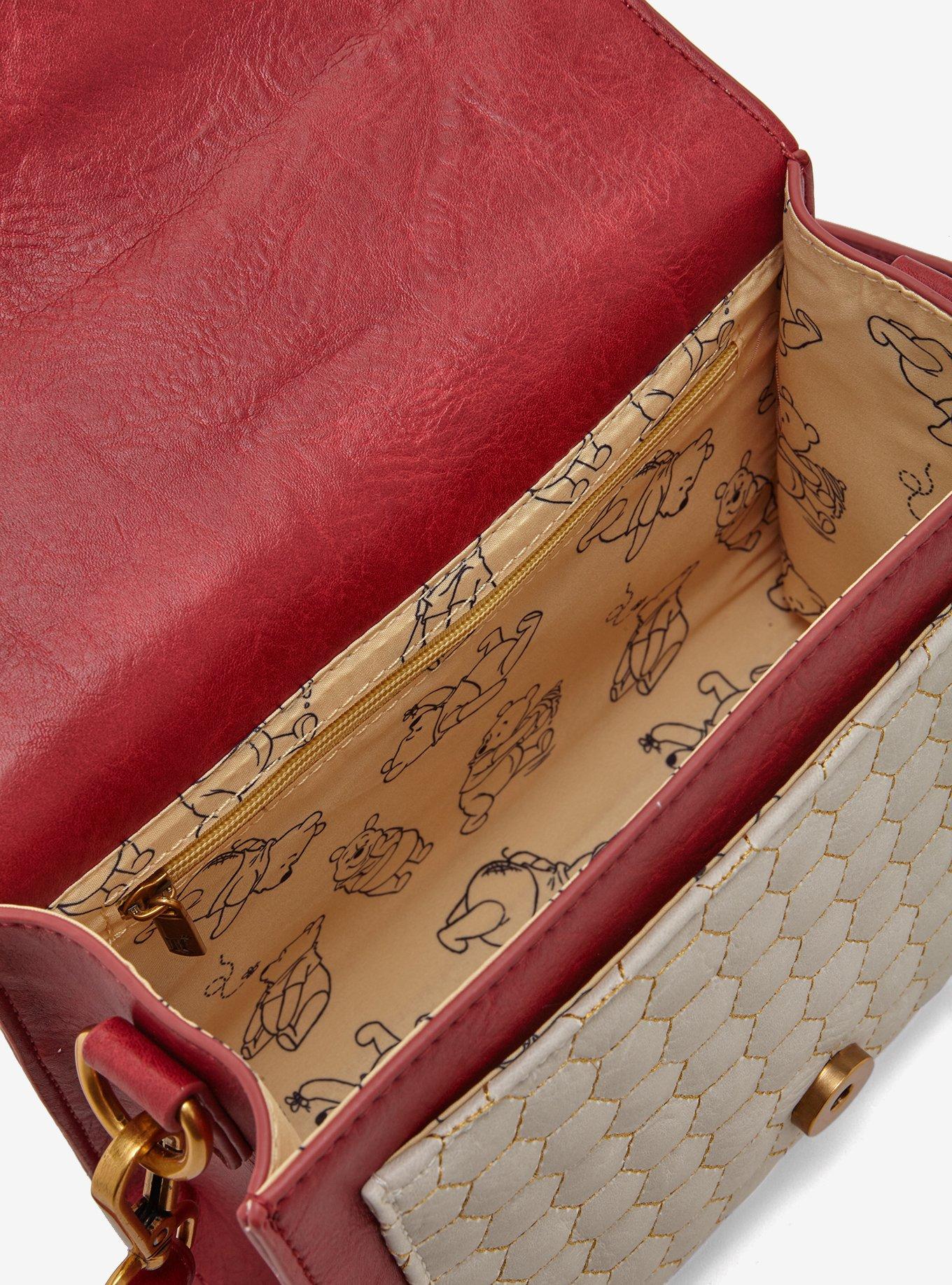 Loungefly Disney Winnie the Pooh Honeycomb Pattern Crossbody Bag - BoxLunch Exclusive, , alternate