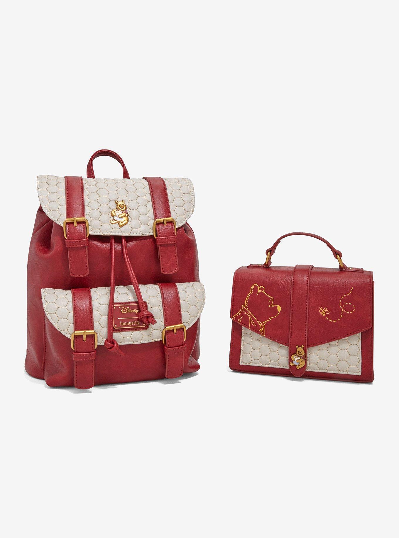 Loungefly Disney Winnie the Pooh Honeycomb Pattern Crossbody Bag - BoxLunch Exclusive, , alternate