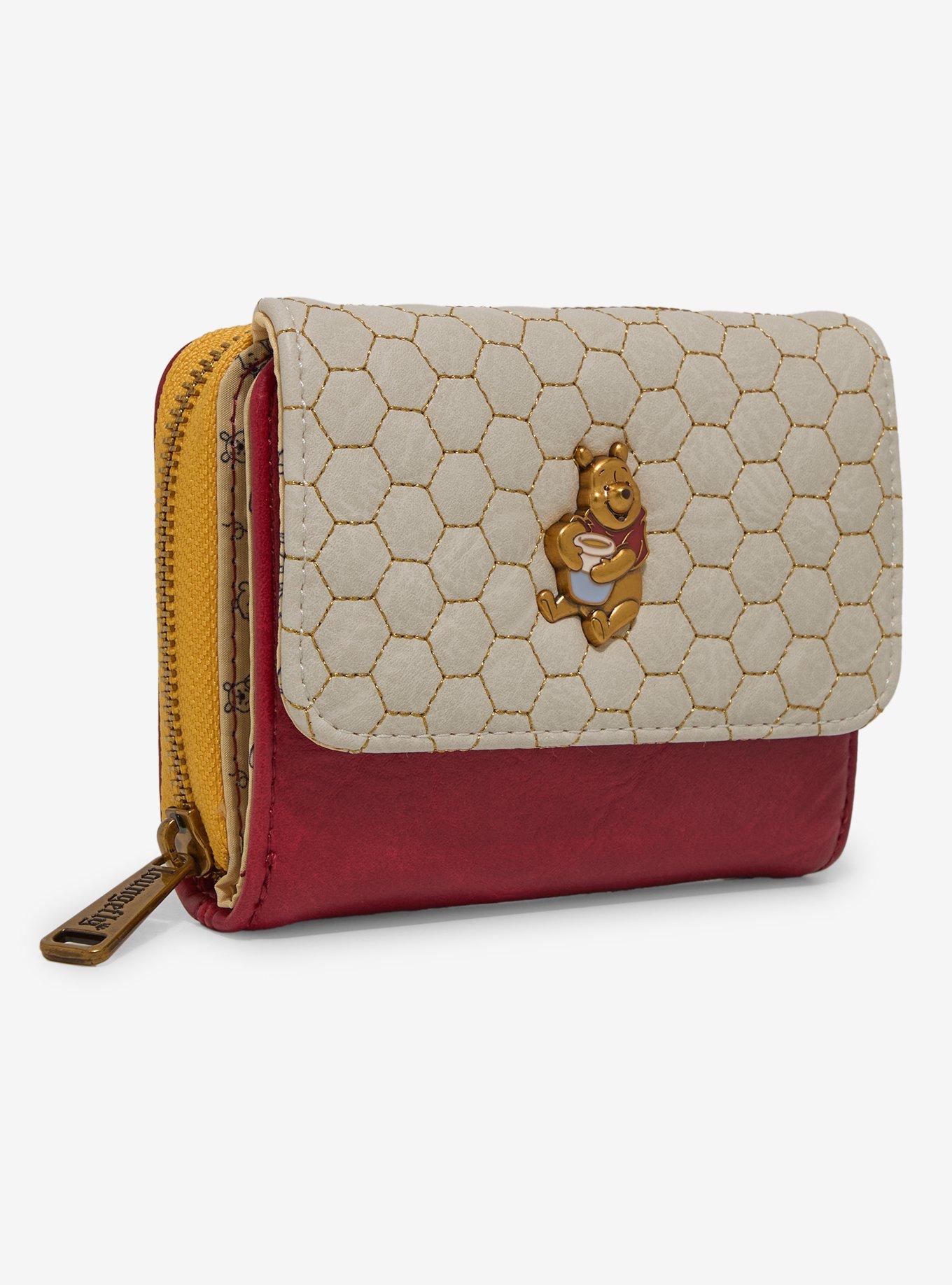 Loungefly Disney Winnie the Pooh Honeycomb Zip Wallet — BoxLunch Exclusive, , hi-res