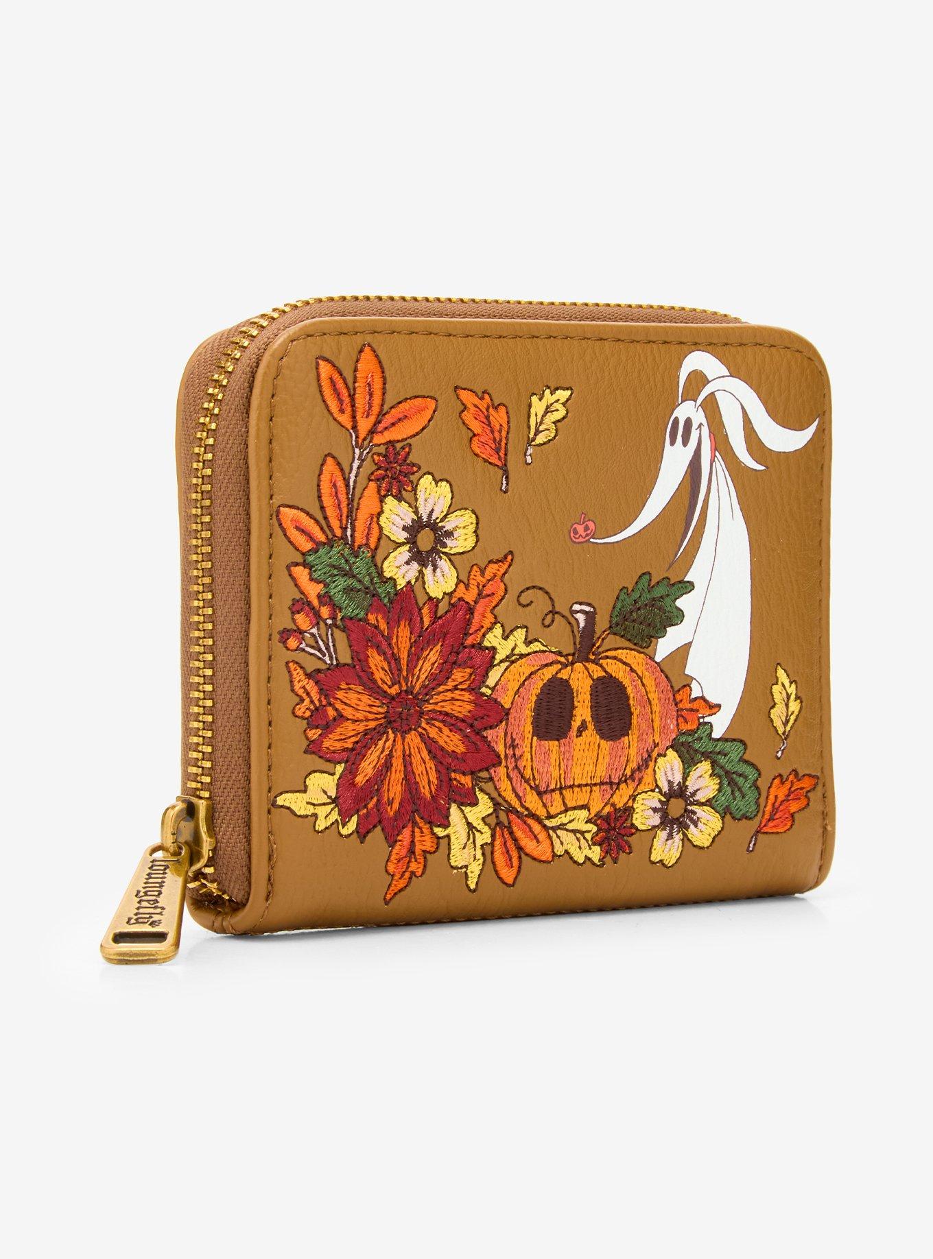 Disney The Nightmare Before Christmas Zero & Jack Skellington Fall Glow-in-the-Dark Wallet - BoxLunch Exclusive, , alternate