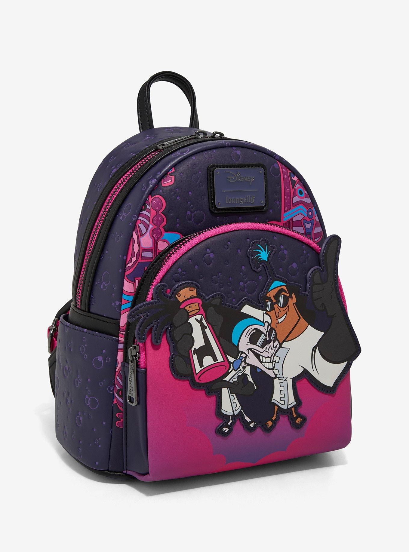 Loungefly Disney The Emperor's New Groove Kronk & Yzma Secret Lab Mini Backpack — BoxLunch Exclusive, , hi-res