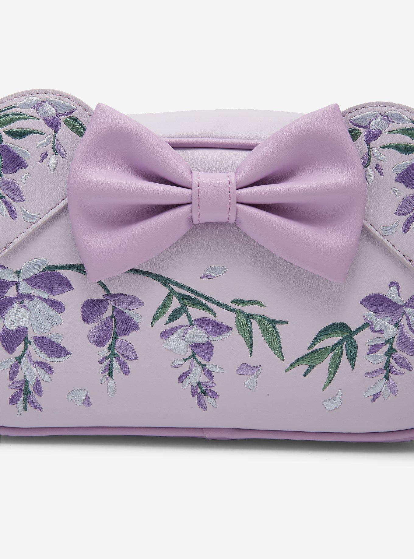 Loungefly Disney Minnie Mouse Wisteria Ears Floral Scented Crossbody Bag - BoxLunch Exclusive, , hi-res