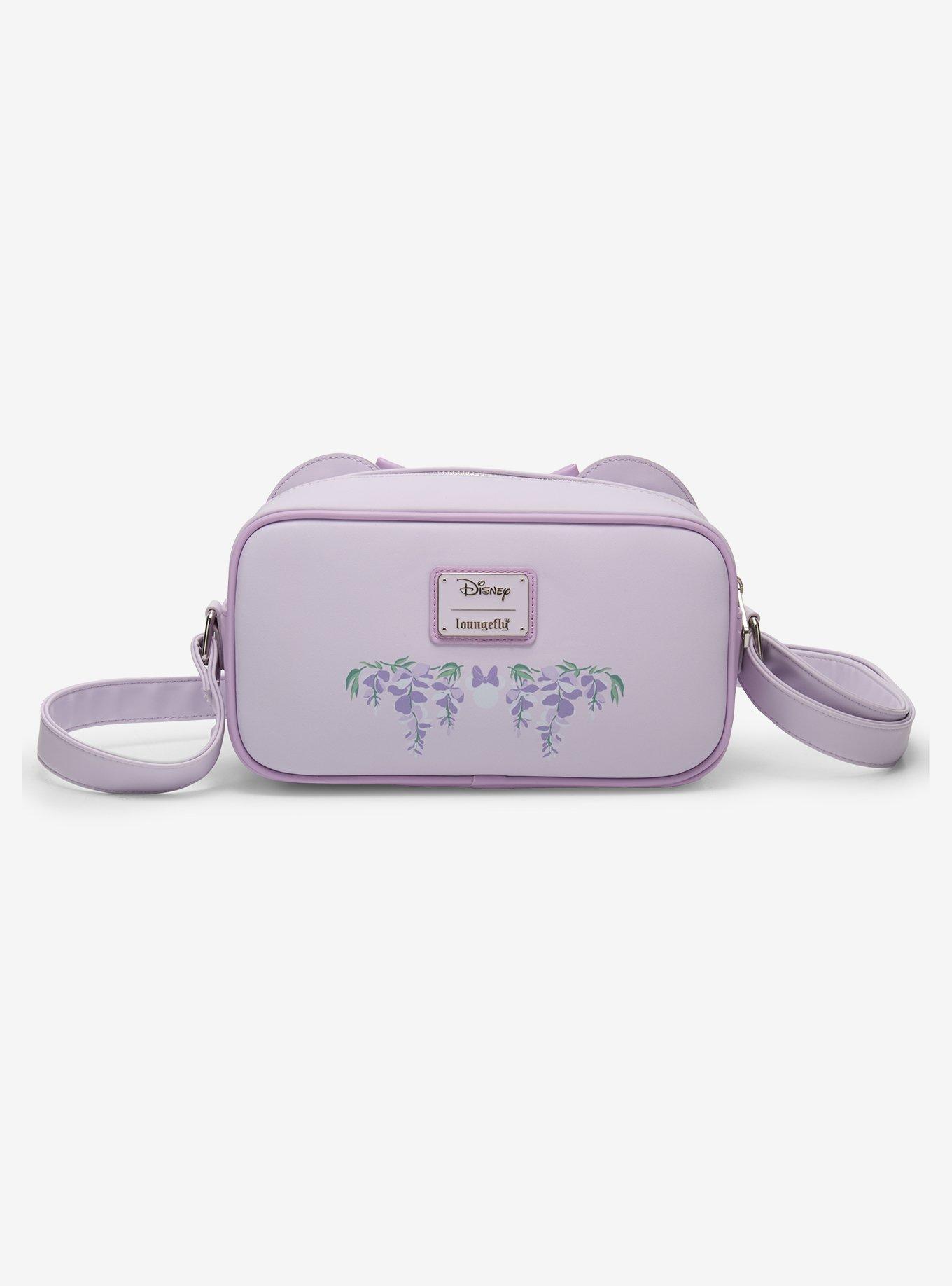 Loungefly Disney Minnie Mouse Wisteria Ears Floral Scented Crossbody Bag - BoxLunch Exclusive, , alternate