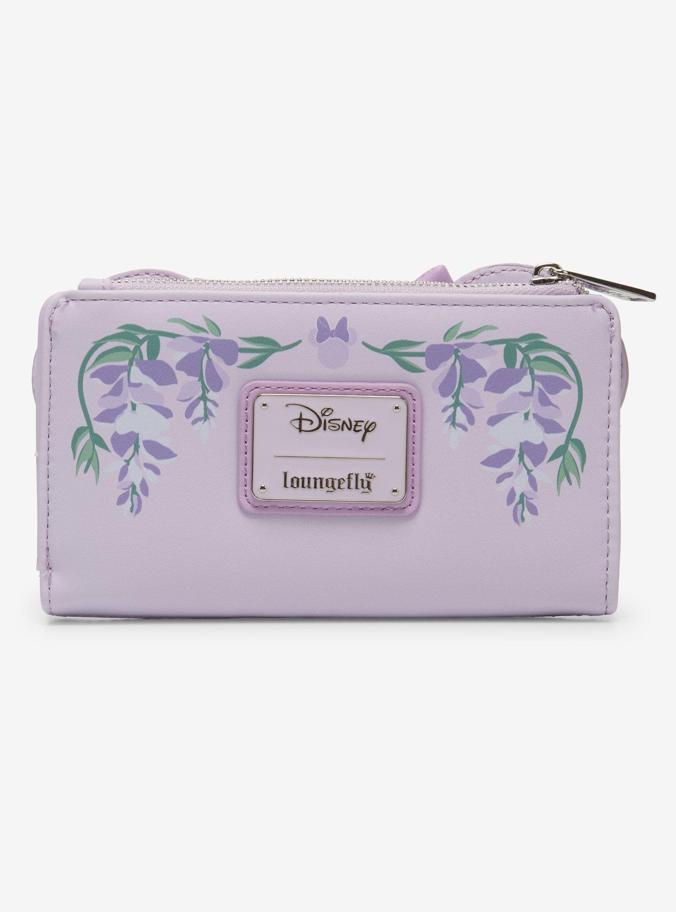 Loungefly Disney Minnie Mouse Wisteria Ears Floral Scented Wallet - BoxLunch Exclusive, , hi-res