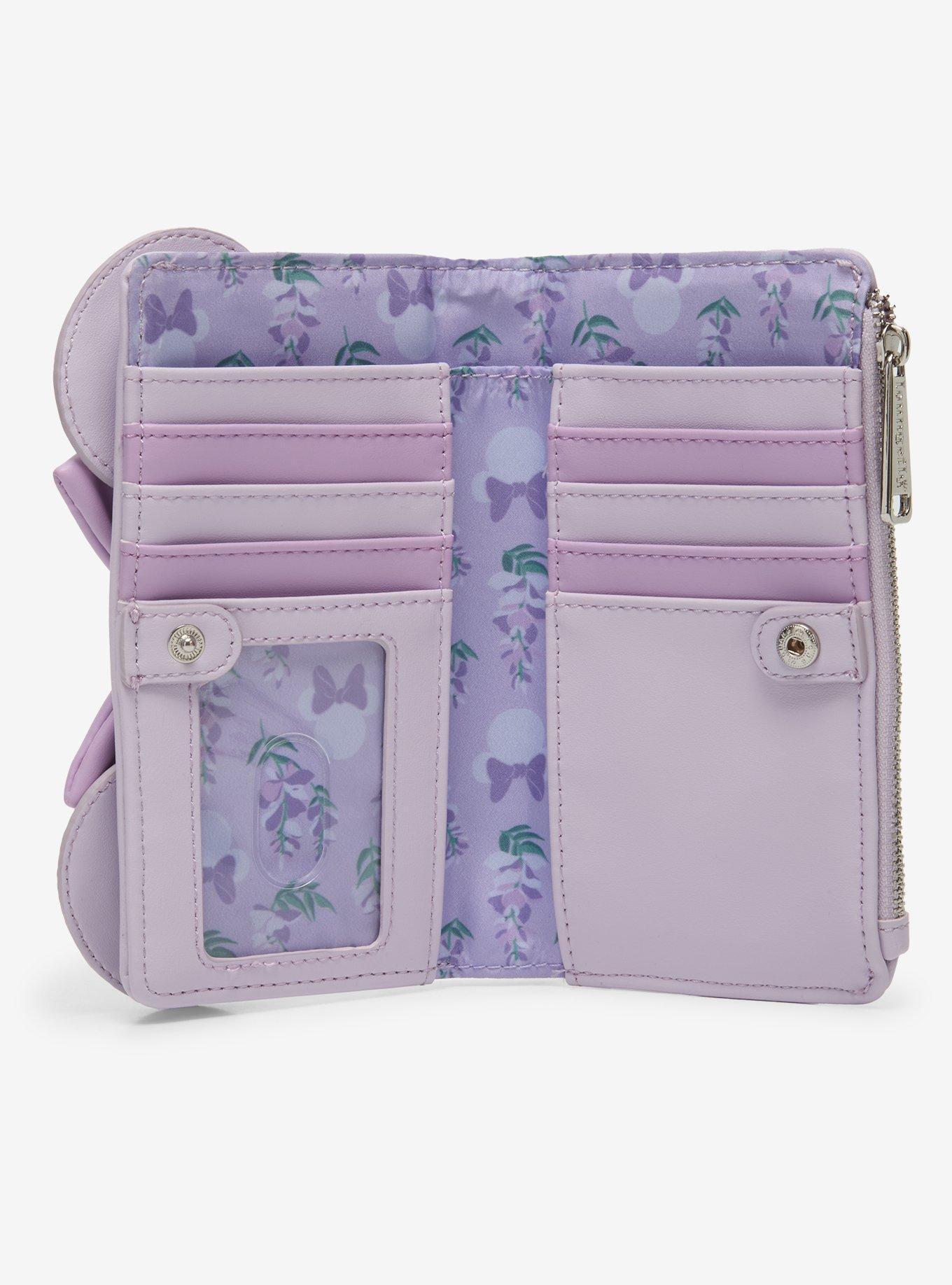Loungefly Disney Minnie Mouse Wisteria Ears Floral Scented Wallet - BoxLunch Exclusive, , alternate