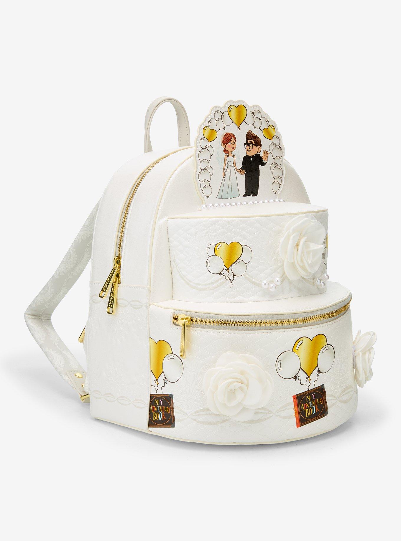 Loungefly Disney Pixar Up Wedding Cake Figural Mini Backpack — BoxLunch Exclusive, , hi-res