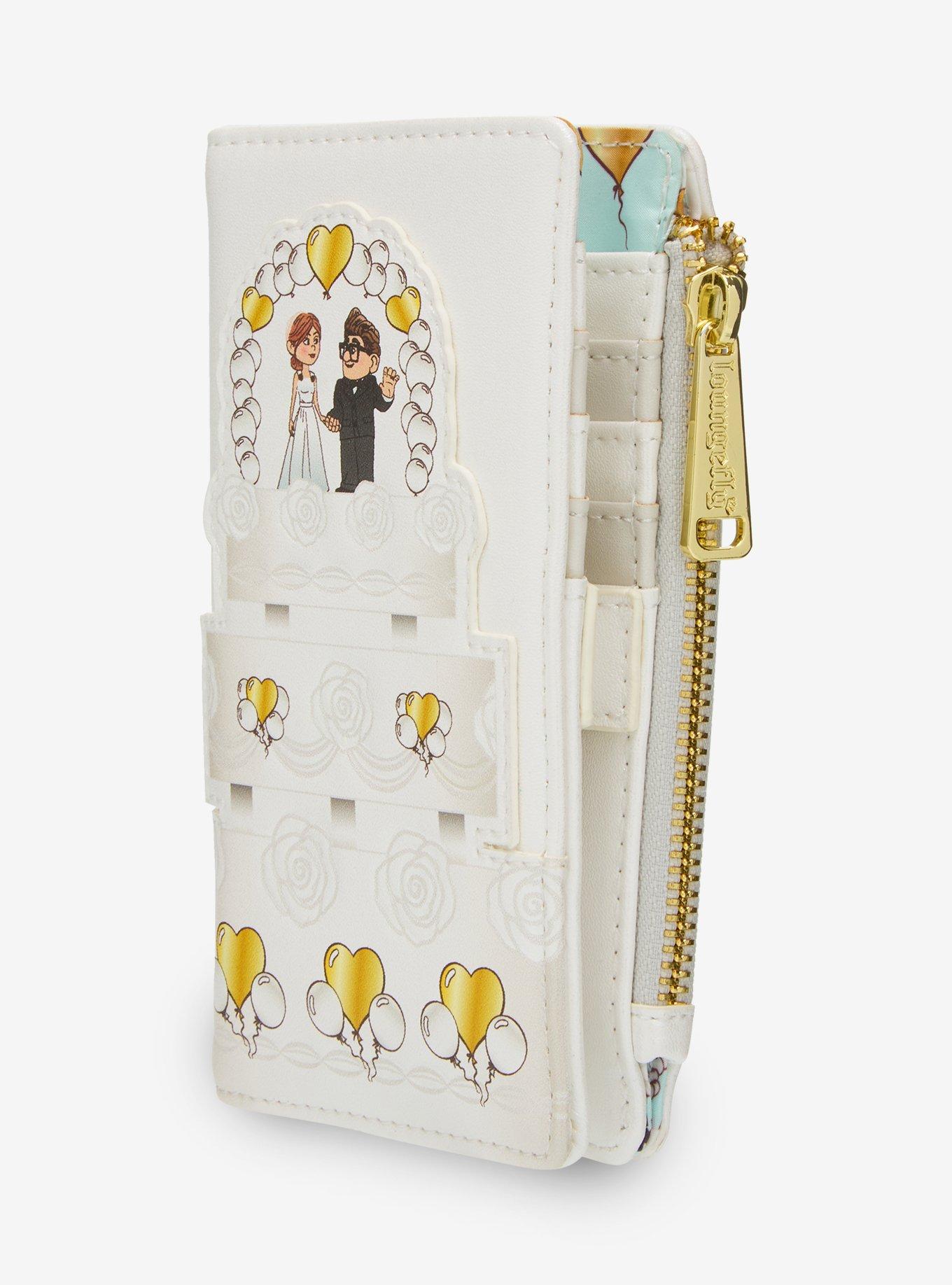 Loungefly Disney Pixar Up Carl & Ellie Wedding Cake Wallet - BoxLunch Exclusive, , hi-res