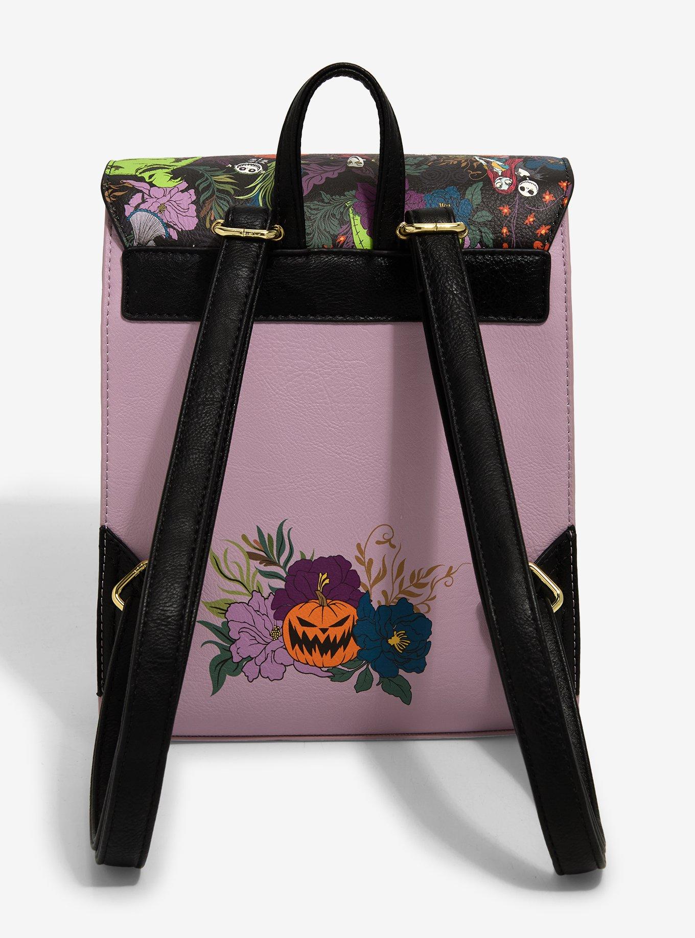 Loungefly Disney The Nightmare Before Christmas Allover Print Buckle Mini Backpack — BoxLunch Exclusive, , alternate