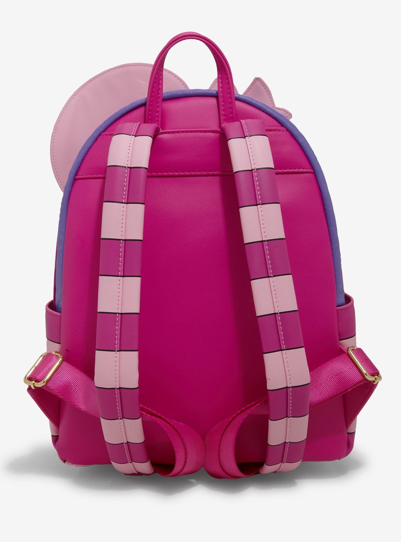 Loungefly Disney Alice in Wonderland Fuzzy Cheshire Cat Mini Backpack - BoxLunch Exclusive