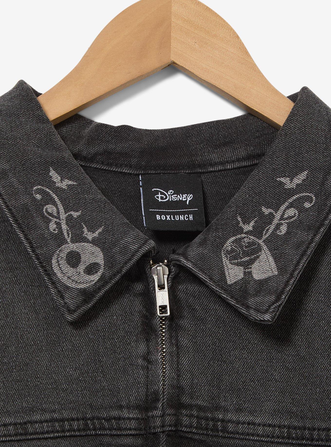 Disney The Nightmare Before Christmas Tonal Jack & Sally Denim Women's Work Jacket - BoxLunch Exclusive