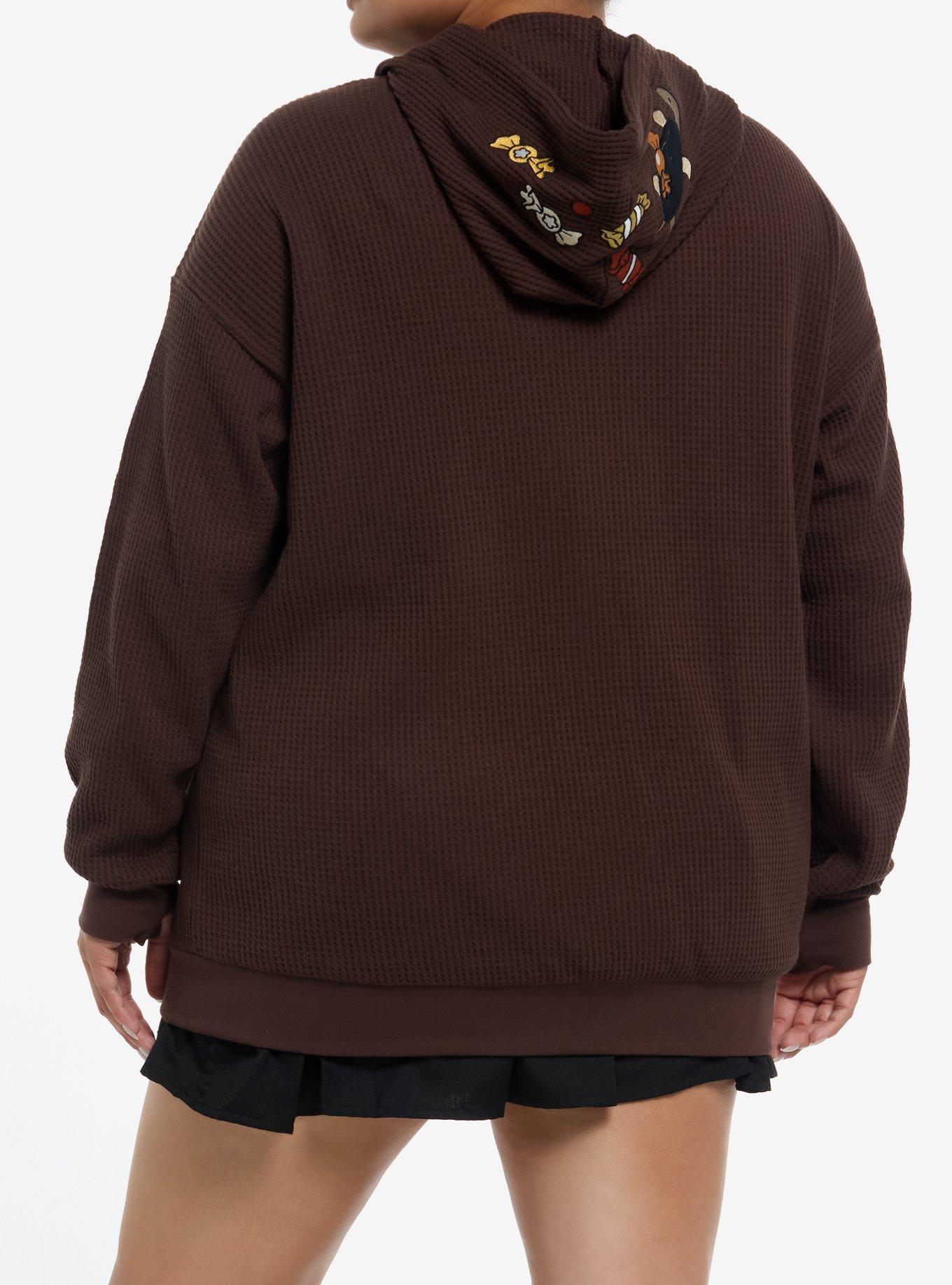 Over The Garden Wall Icons Oversized Thermal Hoodie Plus Size, MULTI, alternate - view 3