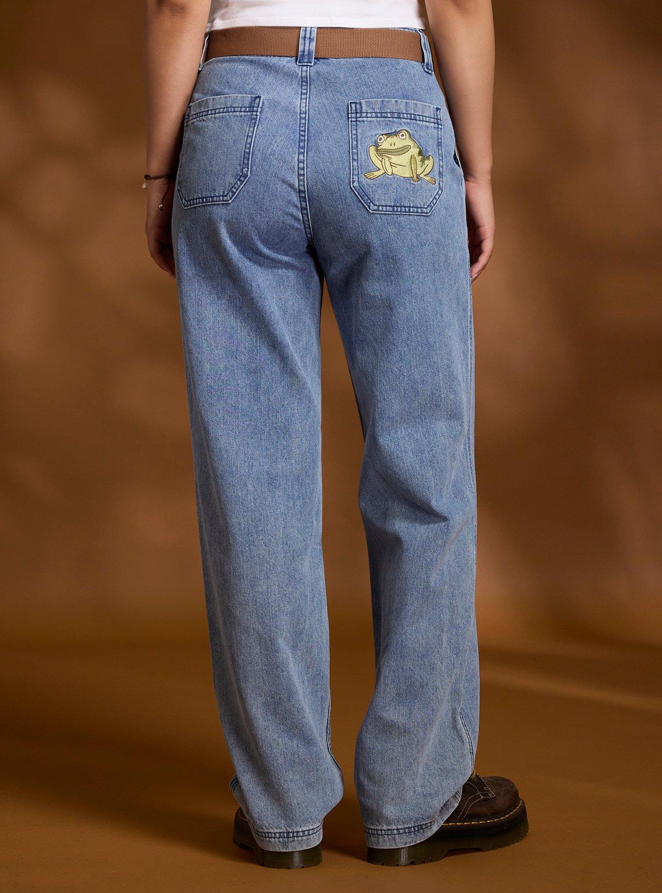 Over The Garden Wall Wirt & Greg Belted Wide Leg Jeans, , hi-res
